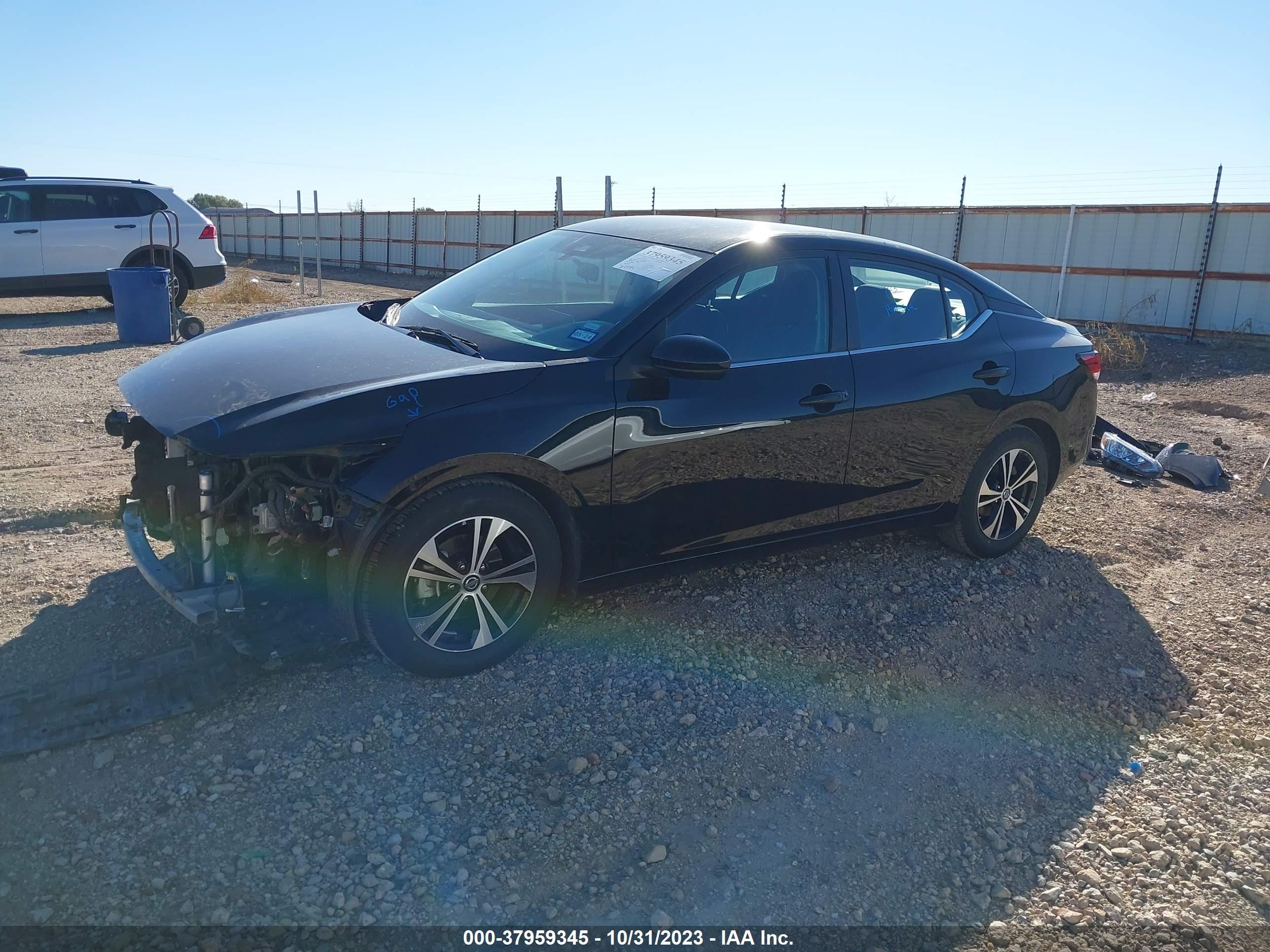 2022 Nissan Sentra Sv Xtronic Cvt vin: 3N1AB8CV9NY267416