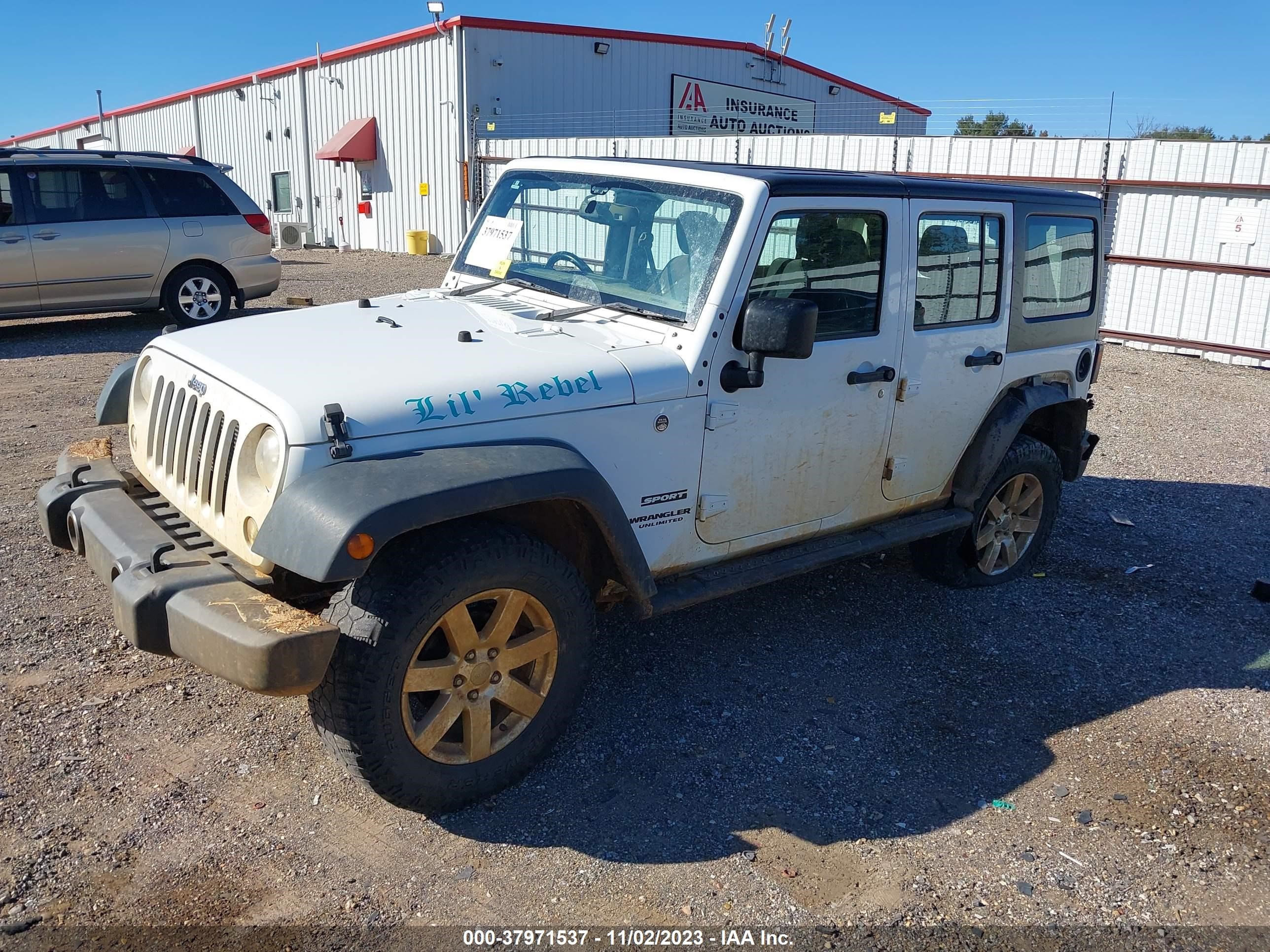 2016 Jeep Wrangler Unlimited Sport Rhd vin: 1C4BJWKG3GL293694