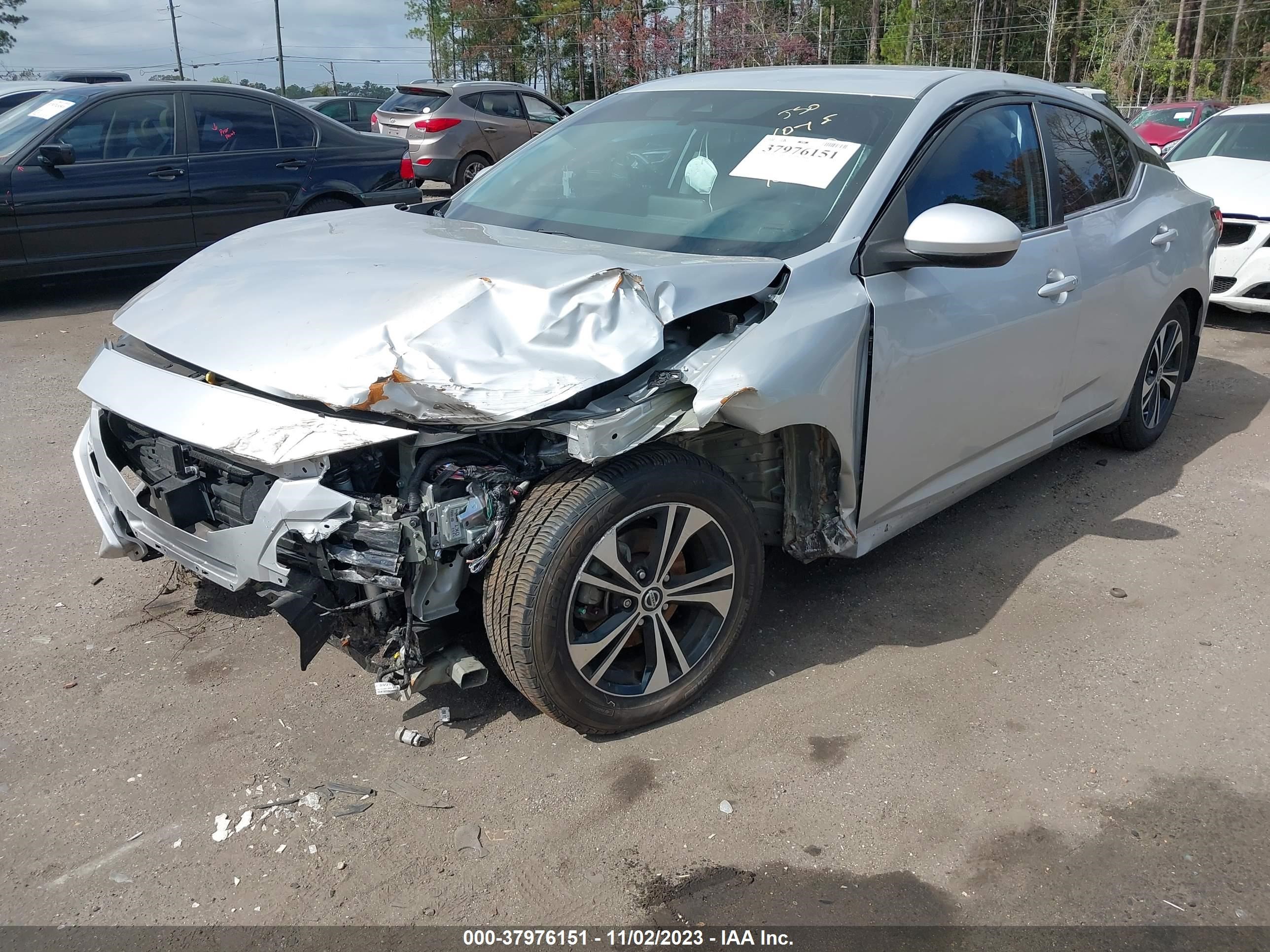 2021 Nissan Sentra Sv Xtronic Cvt vin: 3N1AB8CV6MY267212