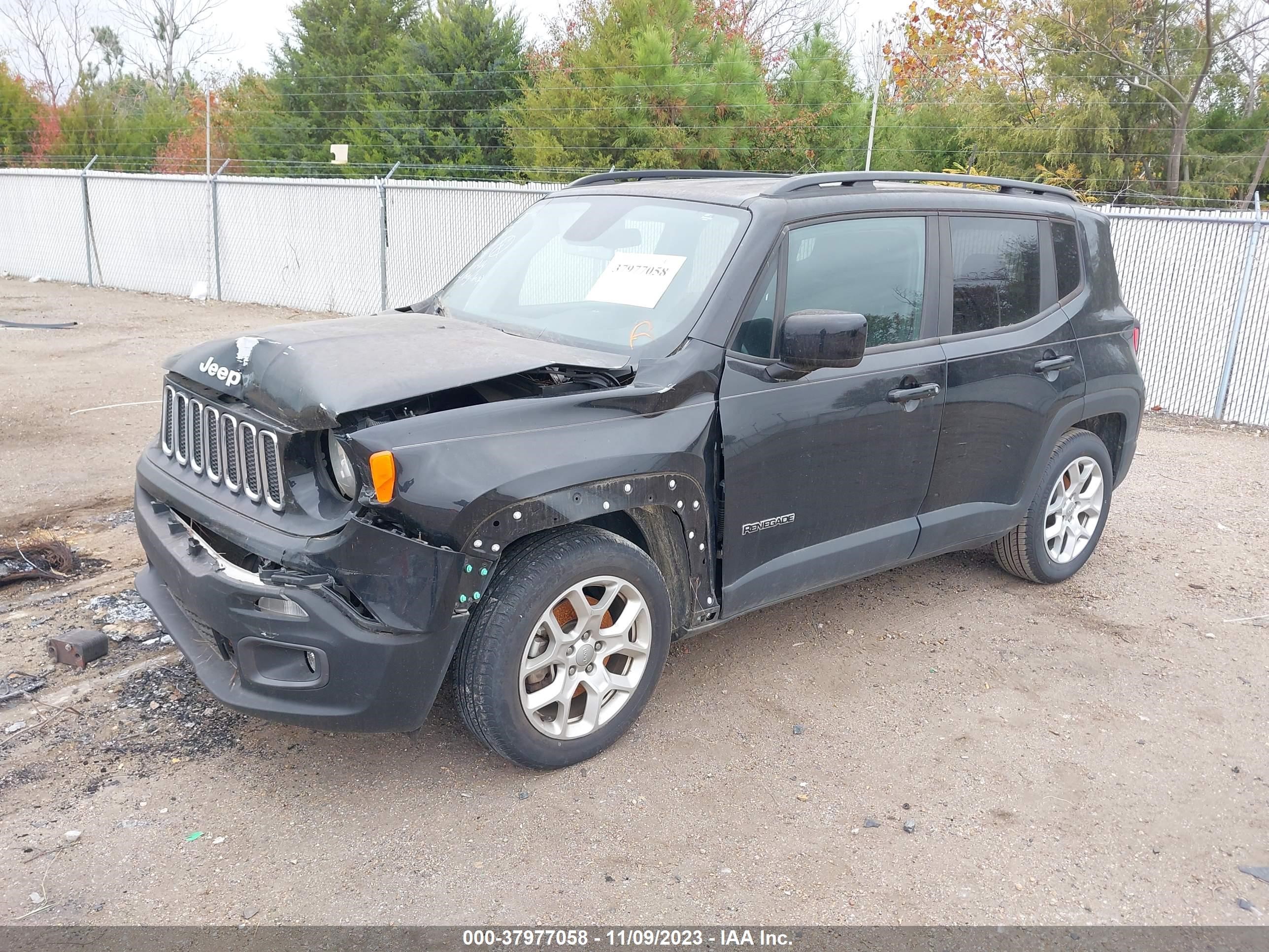 2018 Jeep Renegade Latitude Fwd vin: ZACCJABB4JPJ21914