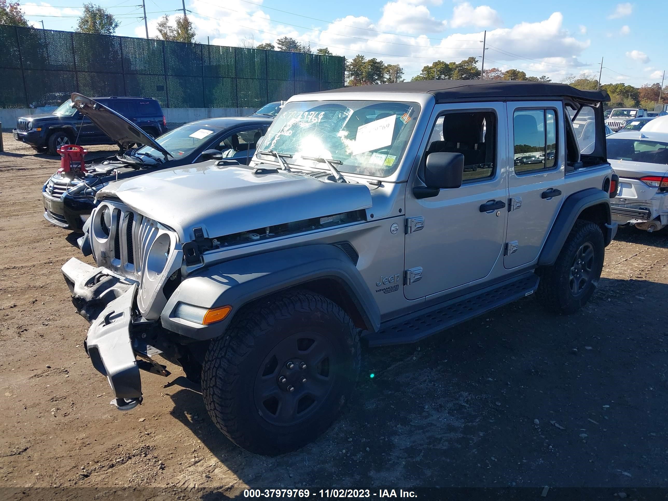 2018 Jeep Wrangler Unlimited Sport 4X4 vin: 1C4HJXDG3JW151719