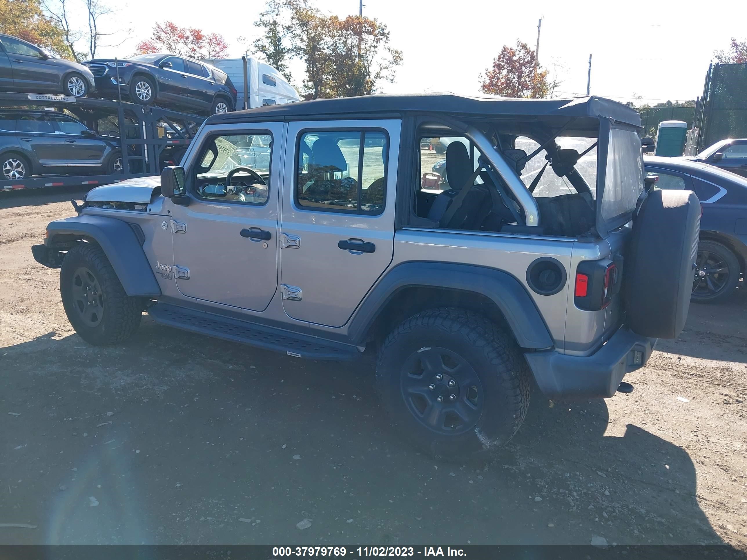 2018 Jeep Wrangler Unlimited Sport 4X4 vin: 1C4HJXDG3JW151719