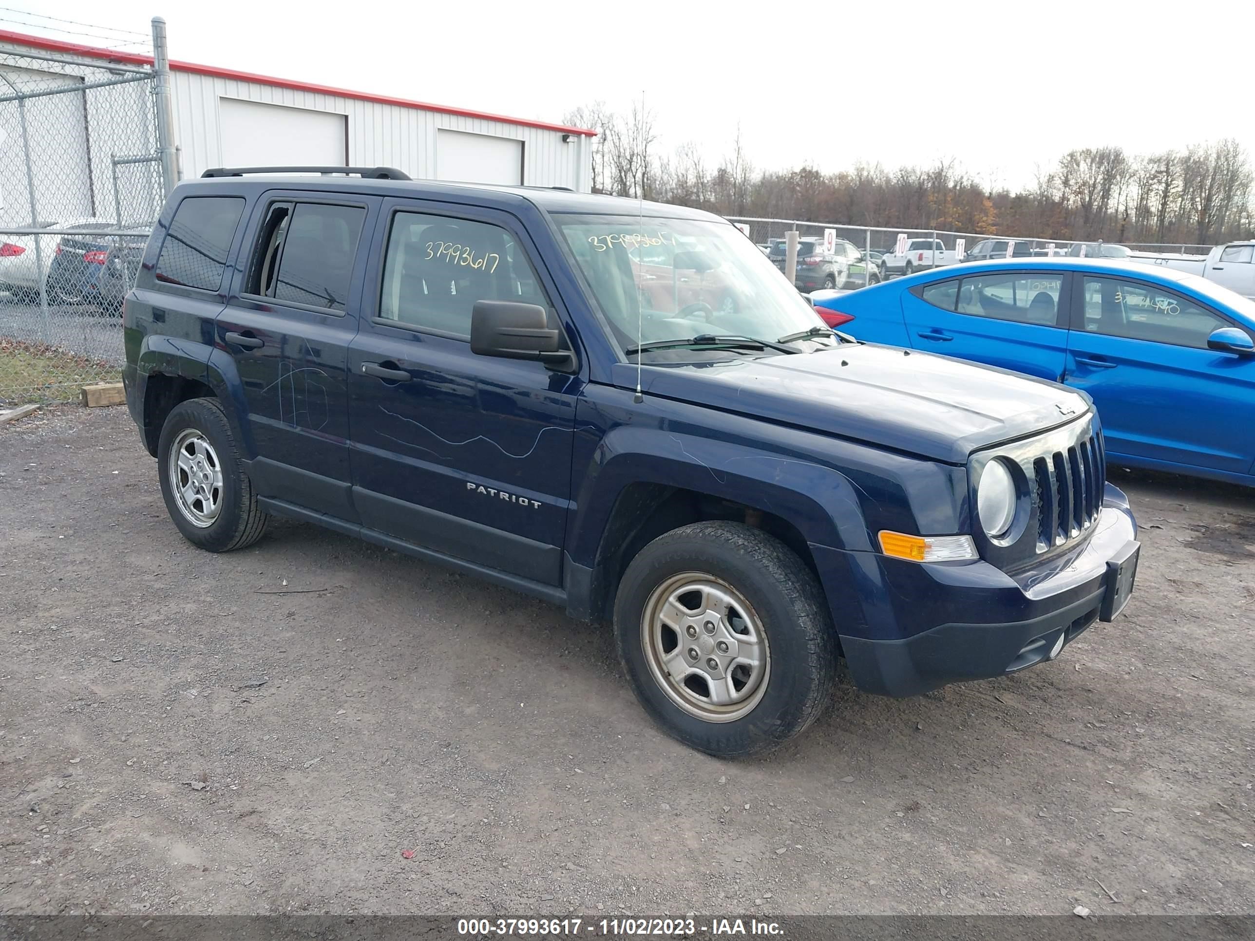 2014 Jeep Patriot Sport vin: 1C4NJPBA7ED632396