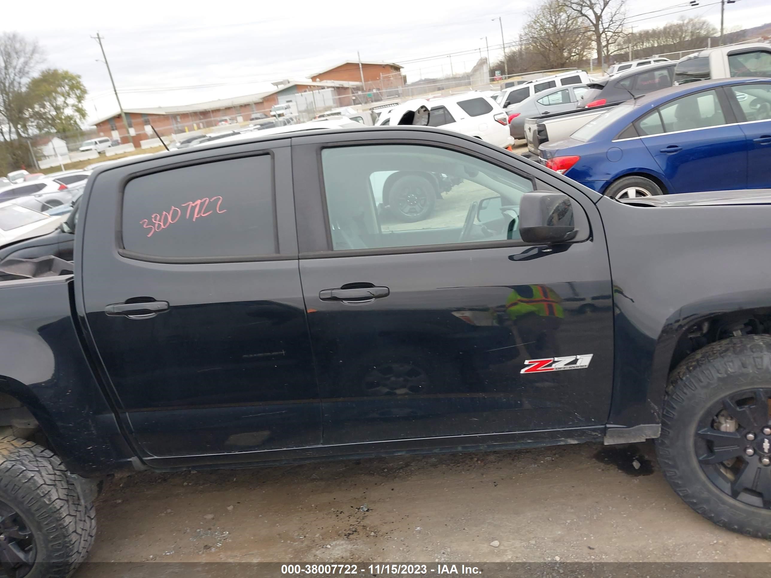 2018 Chevrolet Colorado Z71 vin: 1GCGTDEN3J1202392