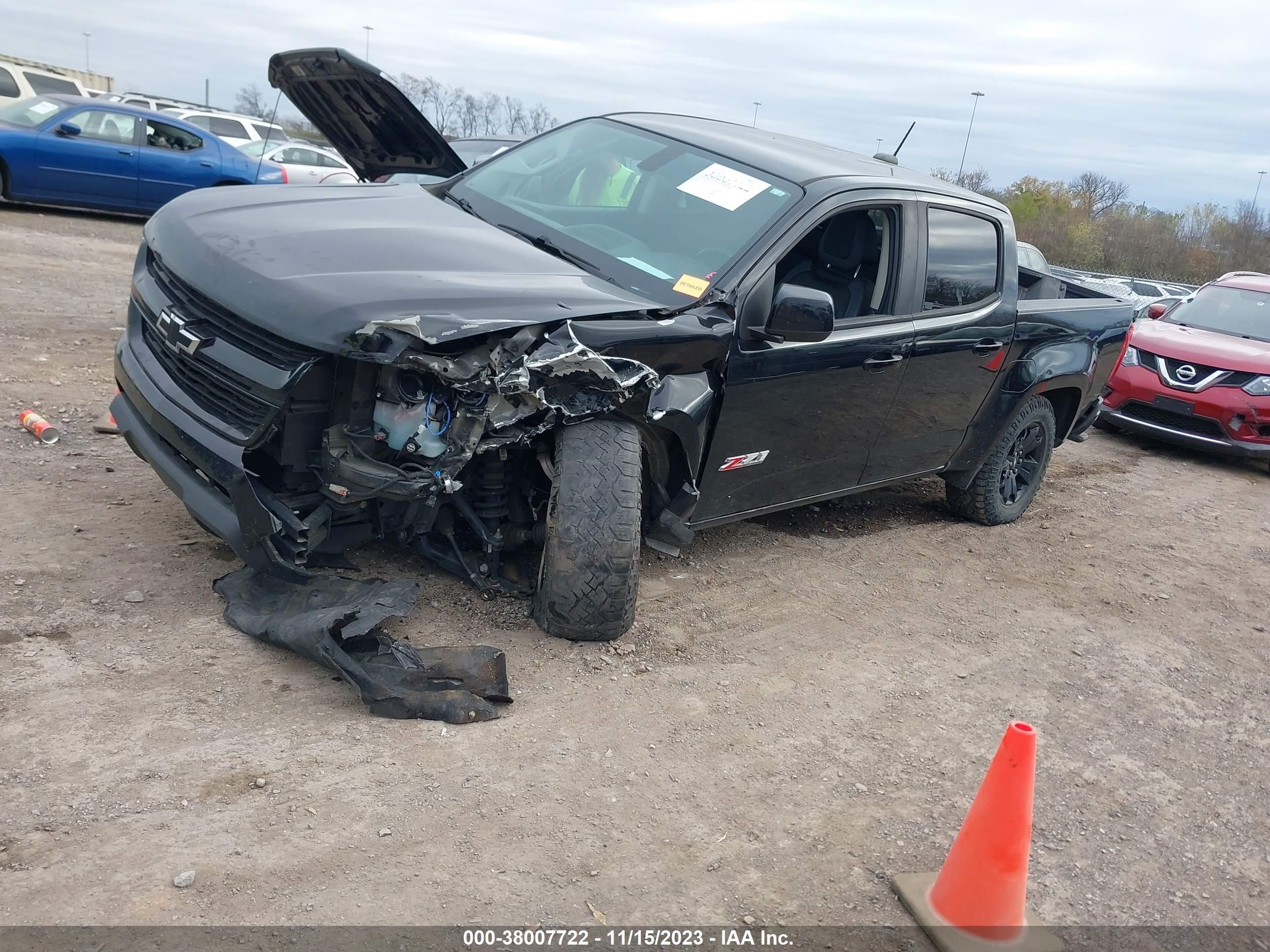 2018 Chevrolet Colorado Z71 vin: 1GCGTDEN3J1202392