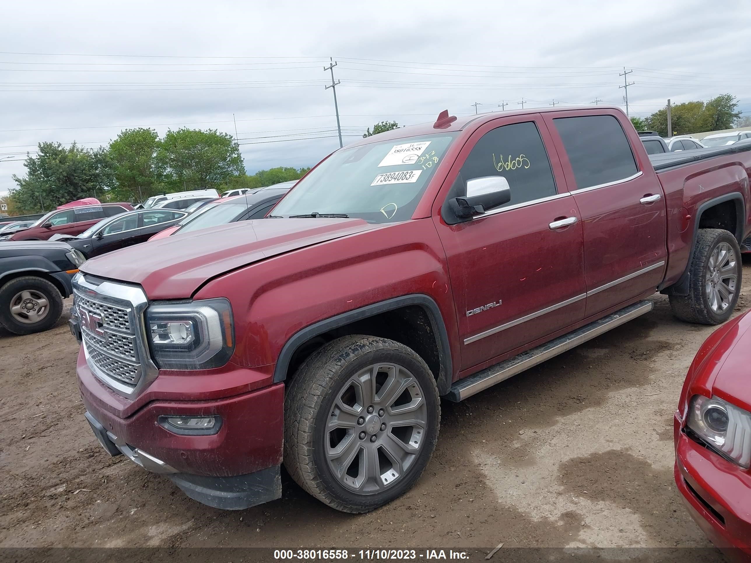 2017 GMC Sierra 1500 Denali vin: 3GTU2PEJ5HG343108