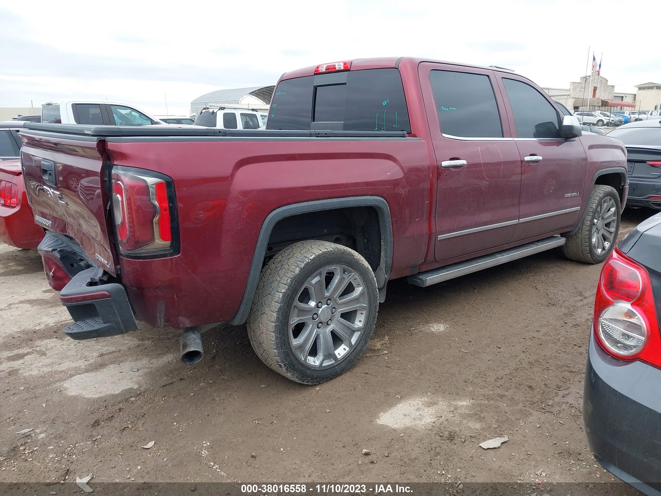 2017 GMC Sierra 1500 Denali vin: 3GTU2PEJ5HG343108