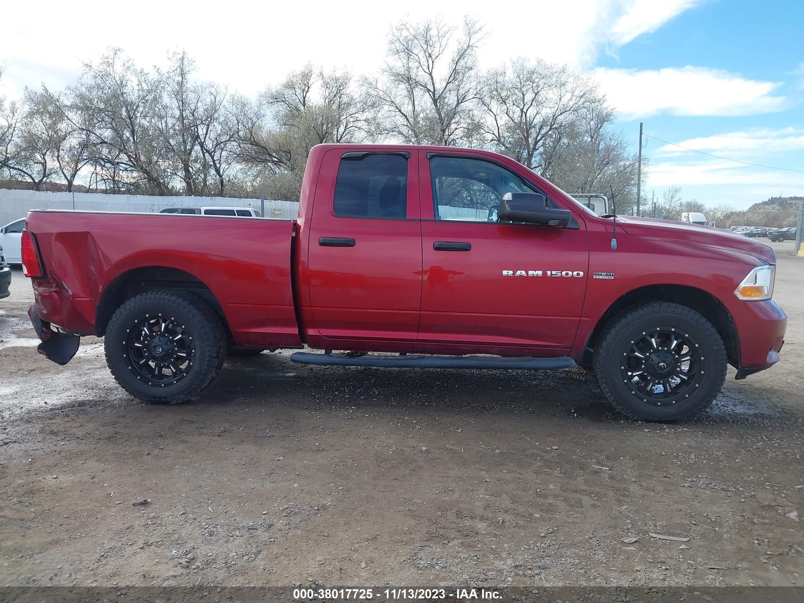 2012 Ram 1500 St vin: 1C6RD7FTXCS244356