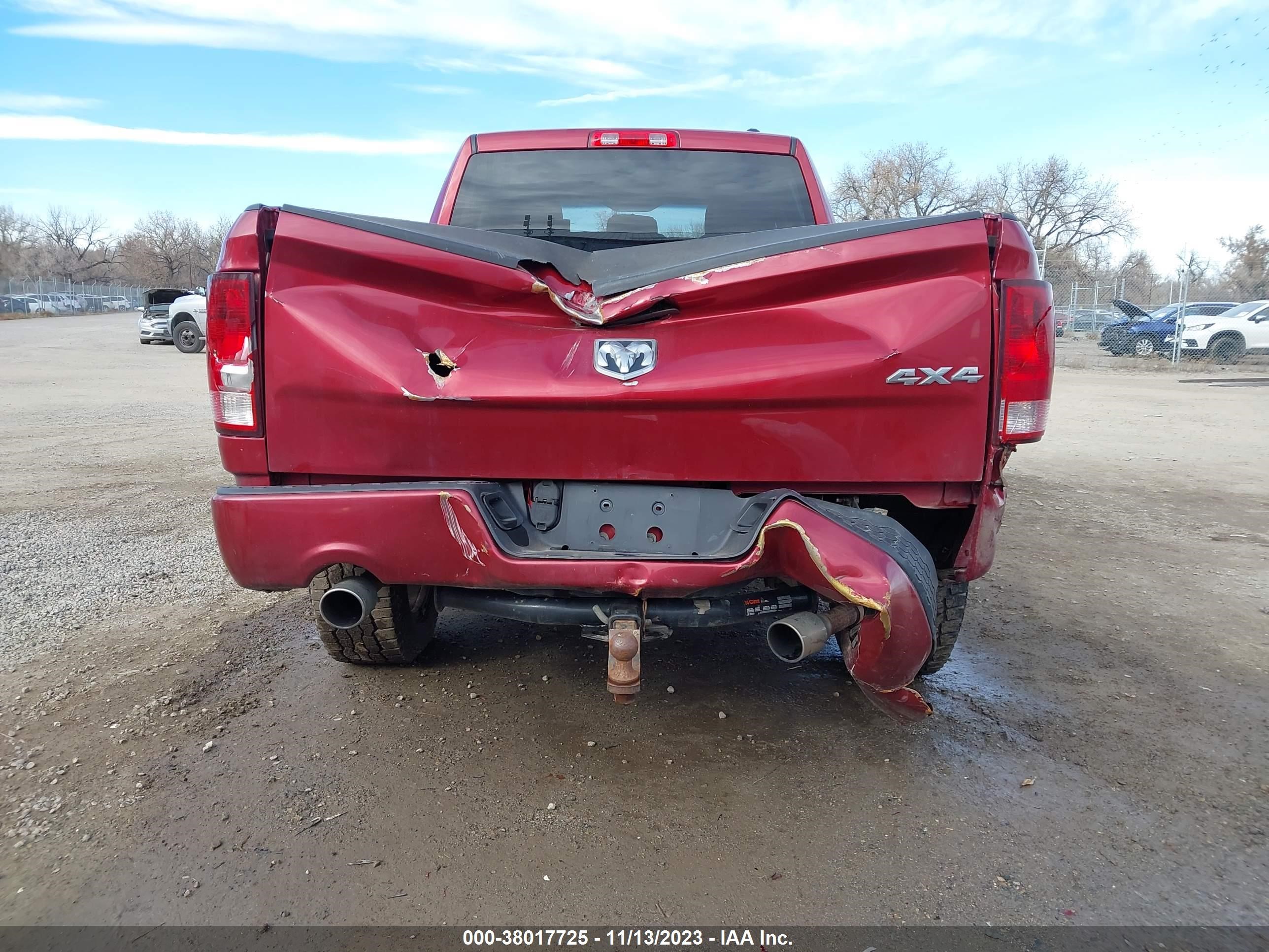 2012 Ram 1500 St vin: 1C6RD7FTXCS244356