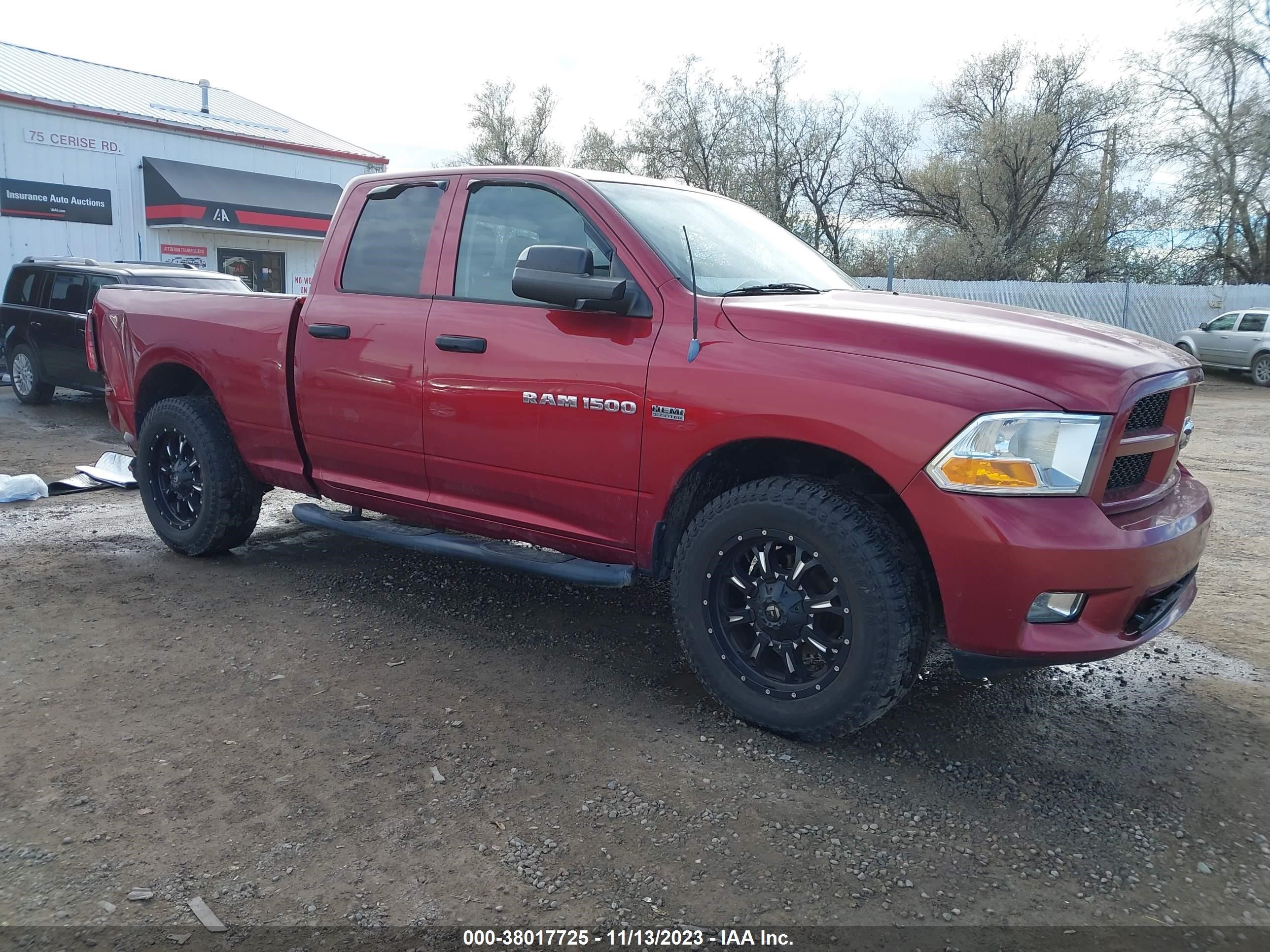 2012 Ram 1500 St vin: 1C6RD7FTXCS244356