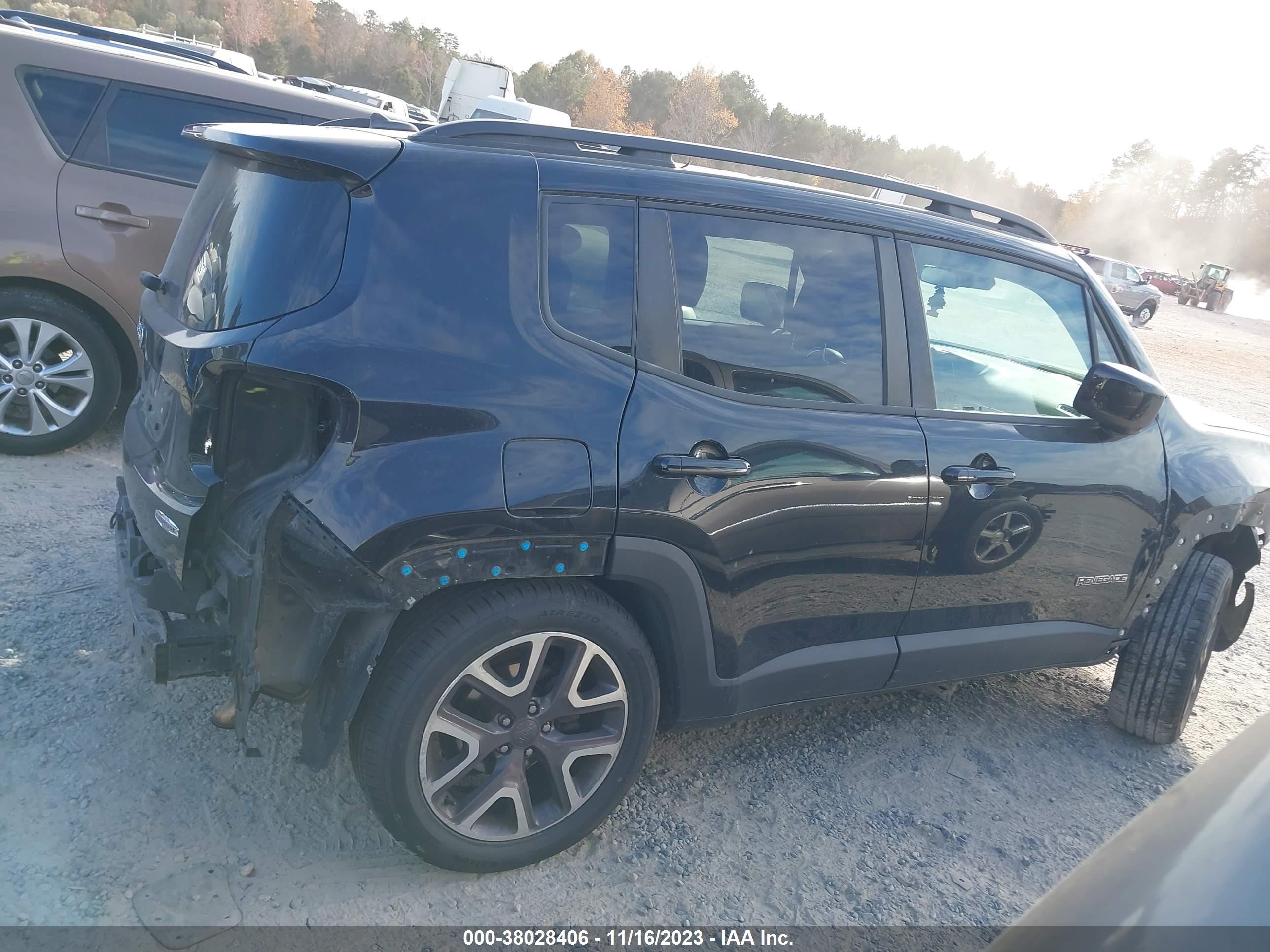 2016 Jeep Renegade Latitude vin: ZACCJBBT8GPC86505