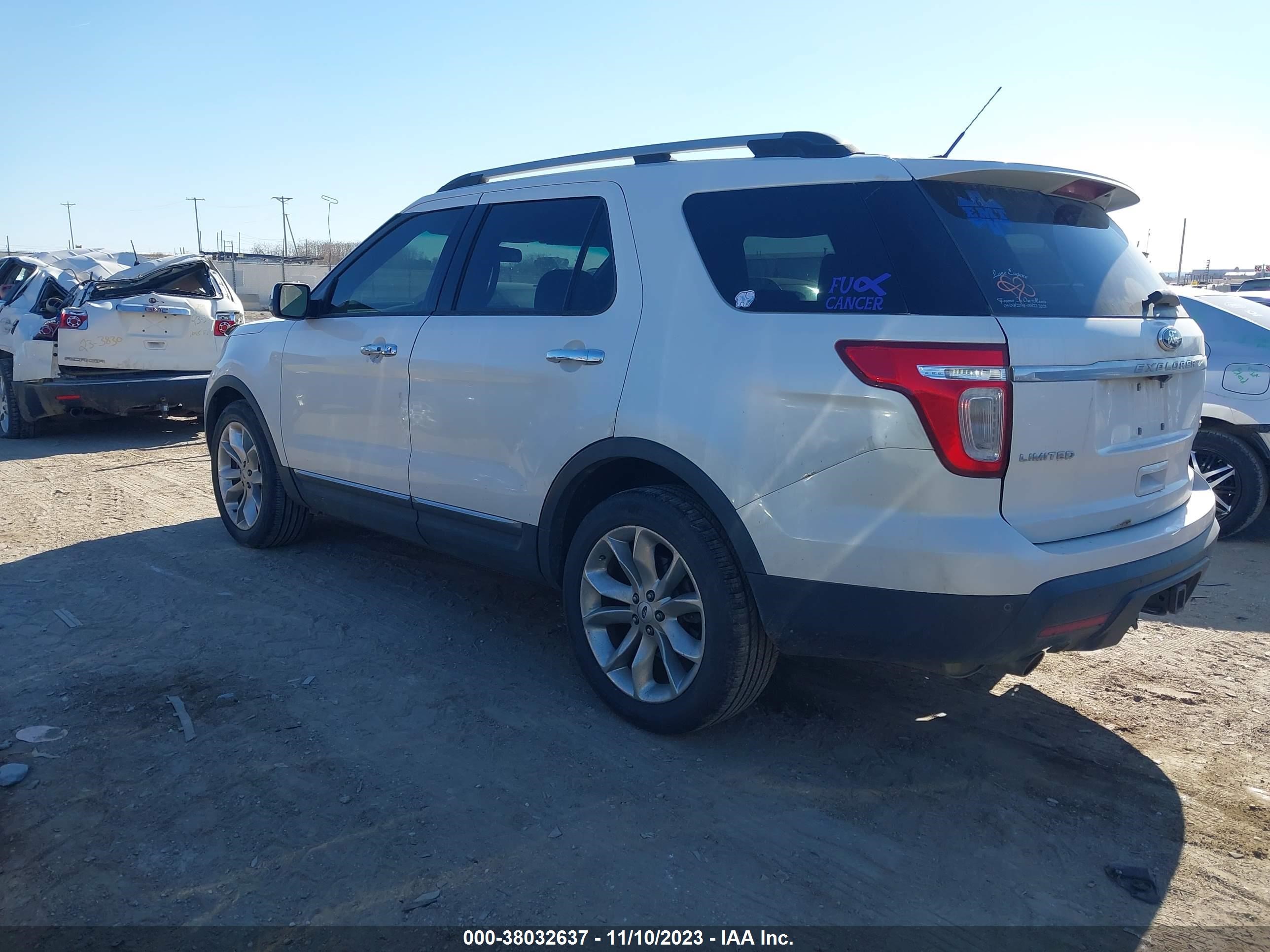 2013 Ford Explorer Limited vin: 1FM5K8F85DGA09457