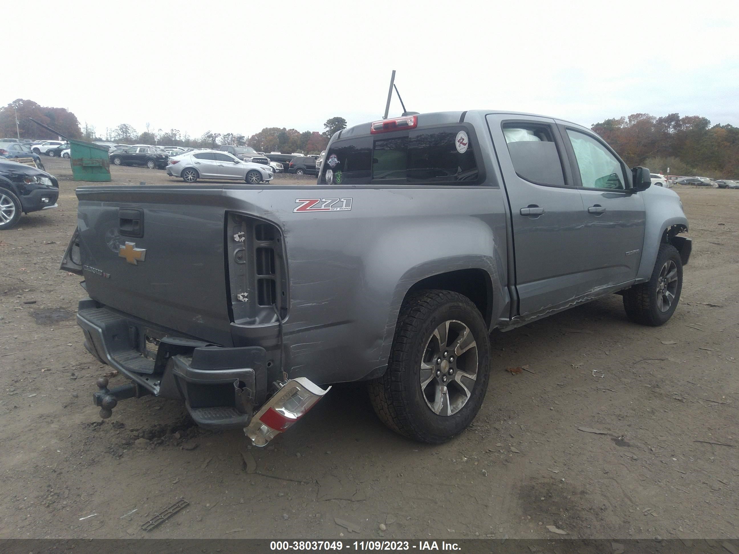 2018 Chevrolet Colorado 4Wd Z71 vin: 1GCGTDENXJ1249421