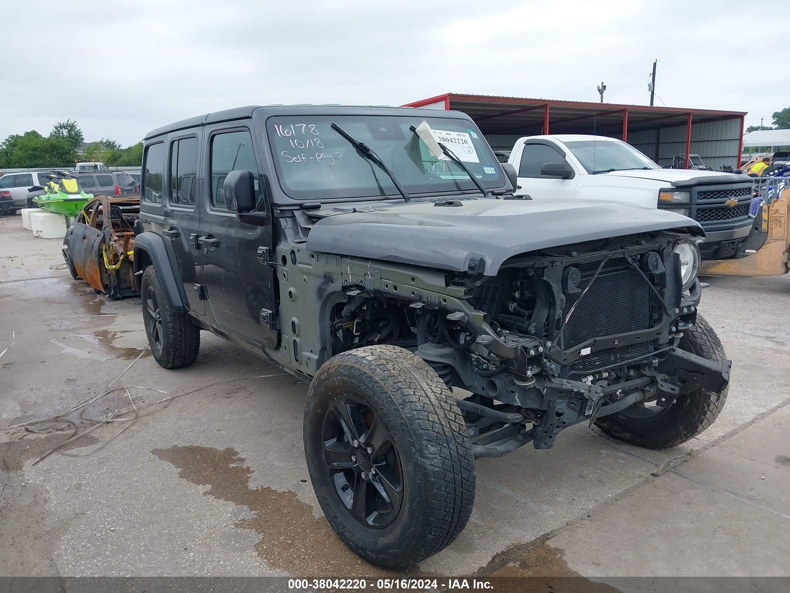 2021 Jeep Wrangler Unlimited Sport Altitude 4X4 vin: 1C4HJXDN7MW585581