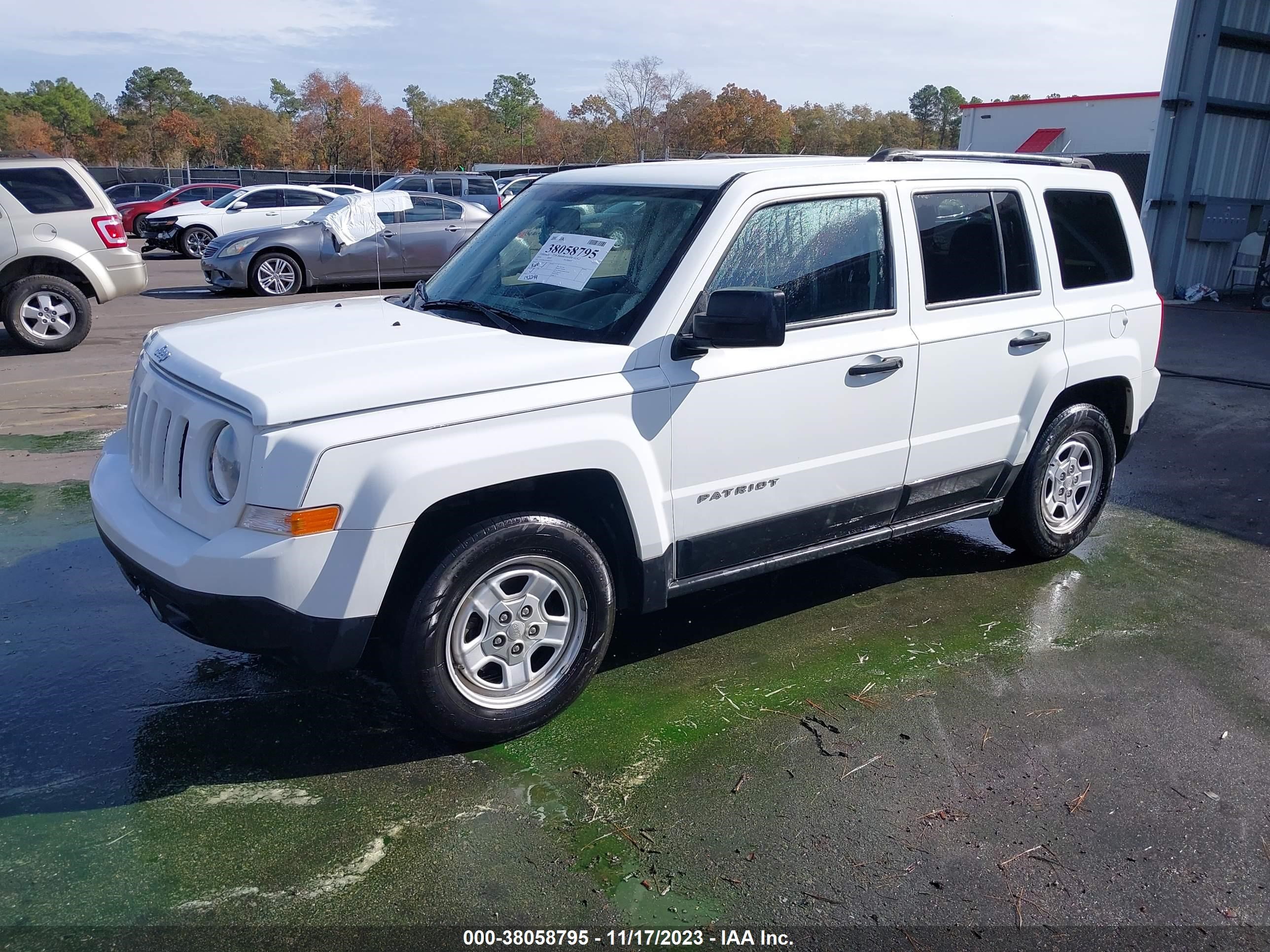 2016 Jeep Patriot Sport vin: 1C4NJPBAXGD505757