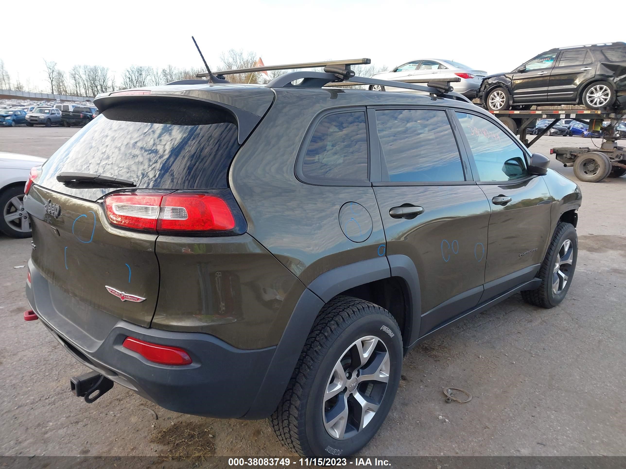 2014 Jeep Cherokee Trailhawk vin: 1C4PJMBB6EW243950