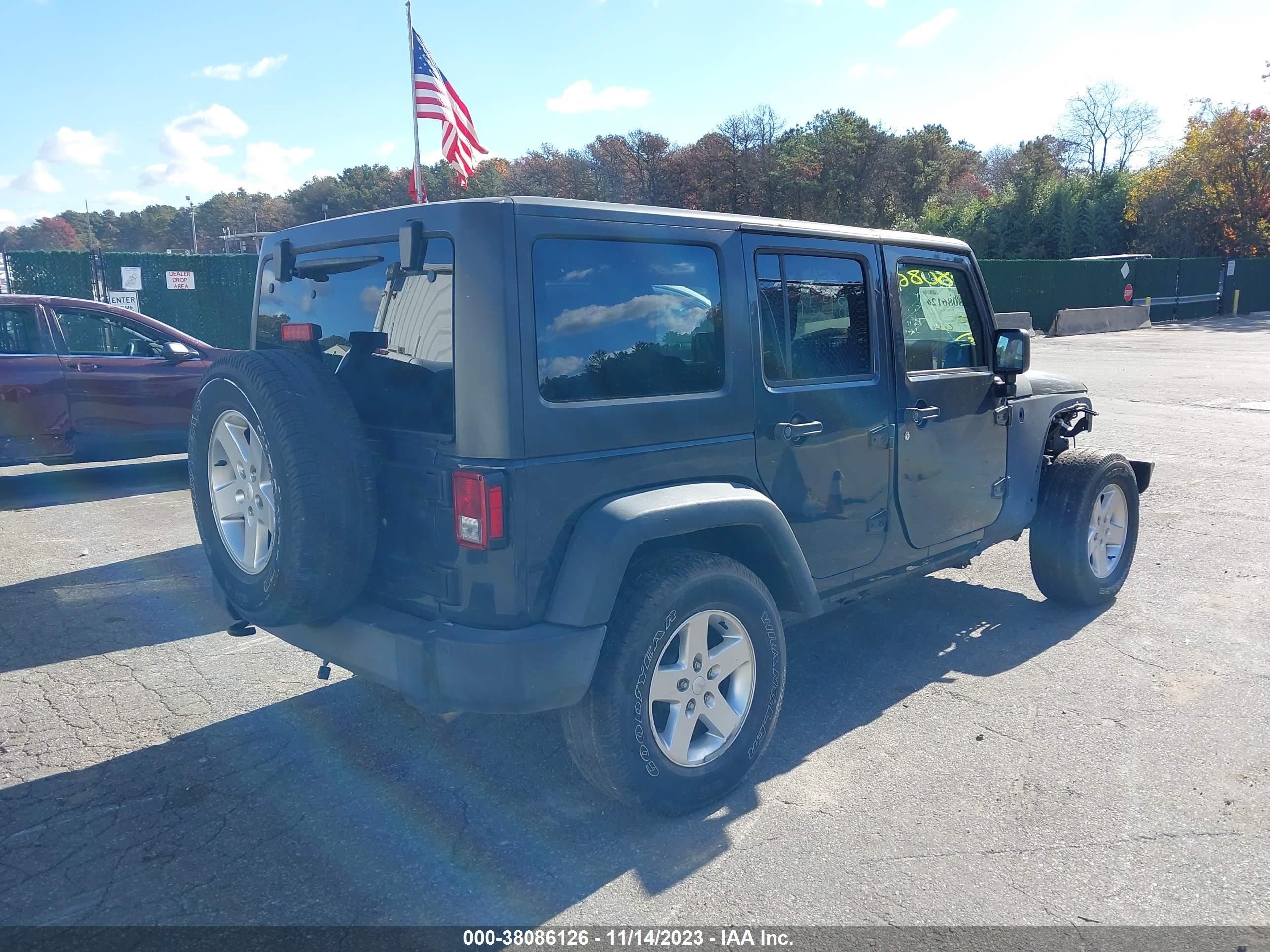 2016 Jeep Wrangler Unlimited Sport vin: 1C4BJWDG5GL197109