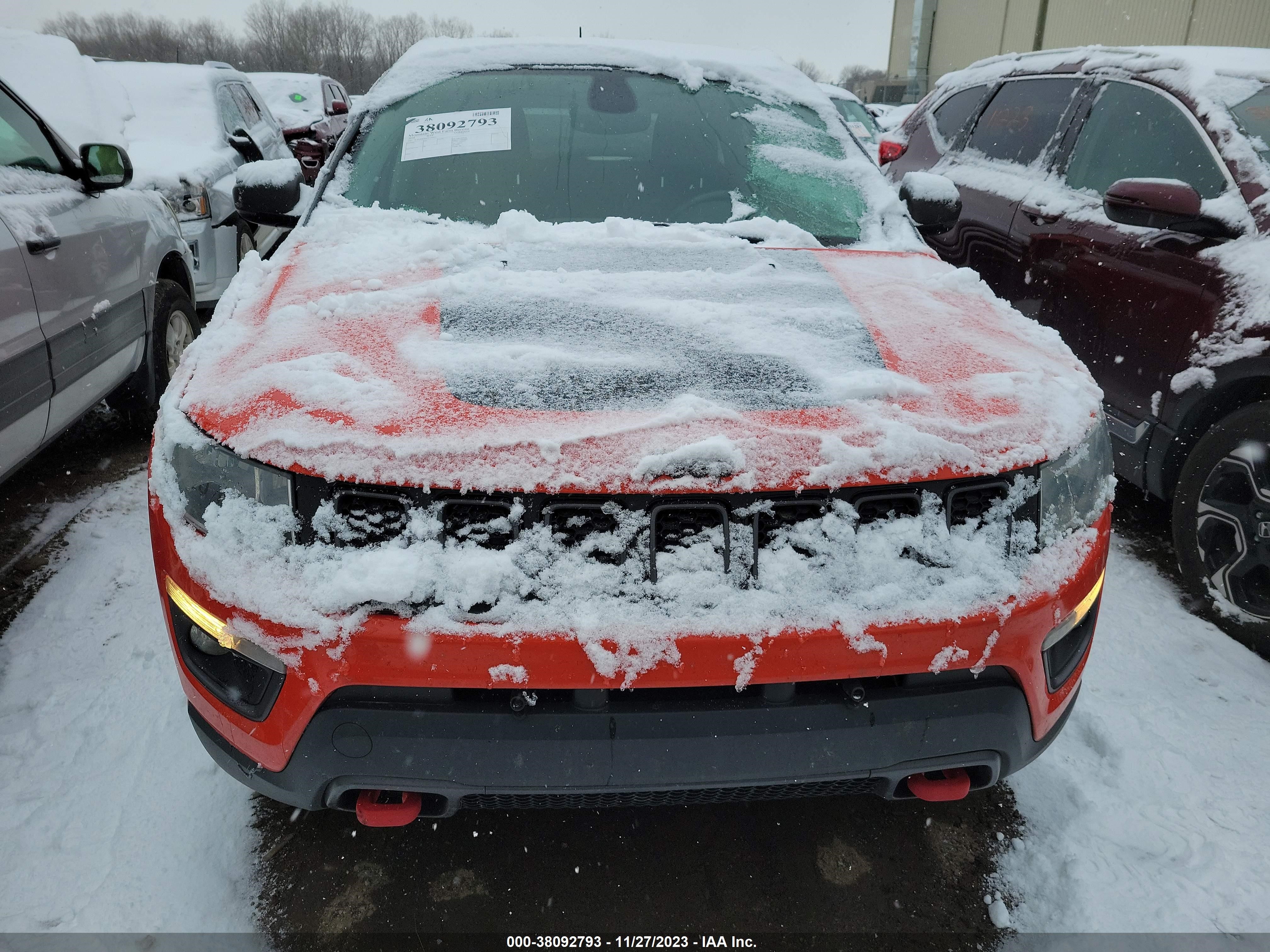 2018 Jeep Compass Trailhawk 4X4 vin: 3C4NJDDB2JT320933