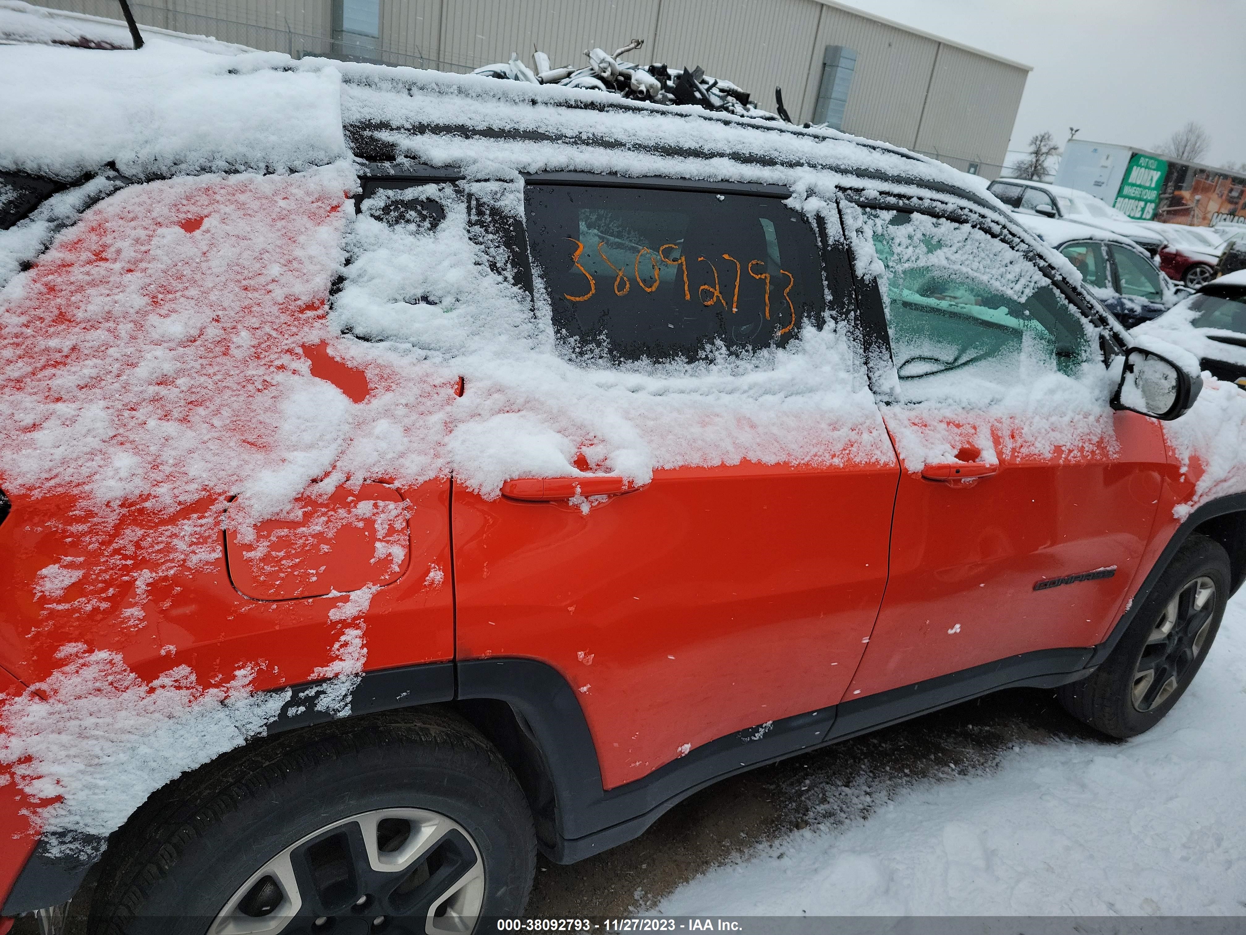 2018 Jeep Compass Trailhawk 4X4 vin: 3C4NJDDB2JT320933