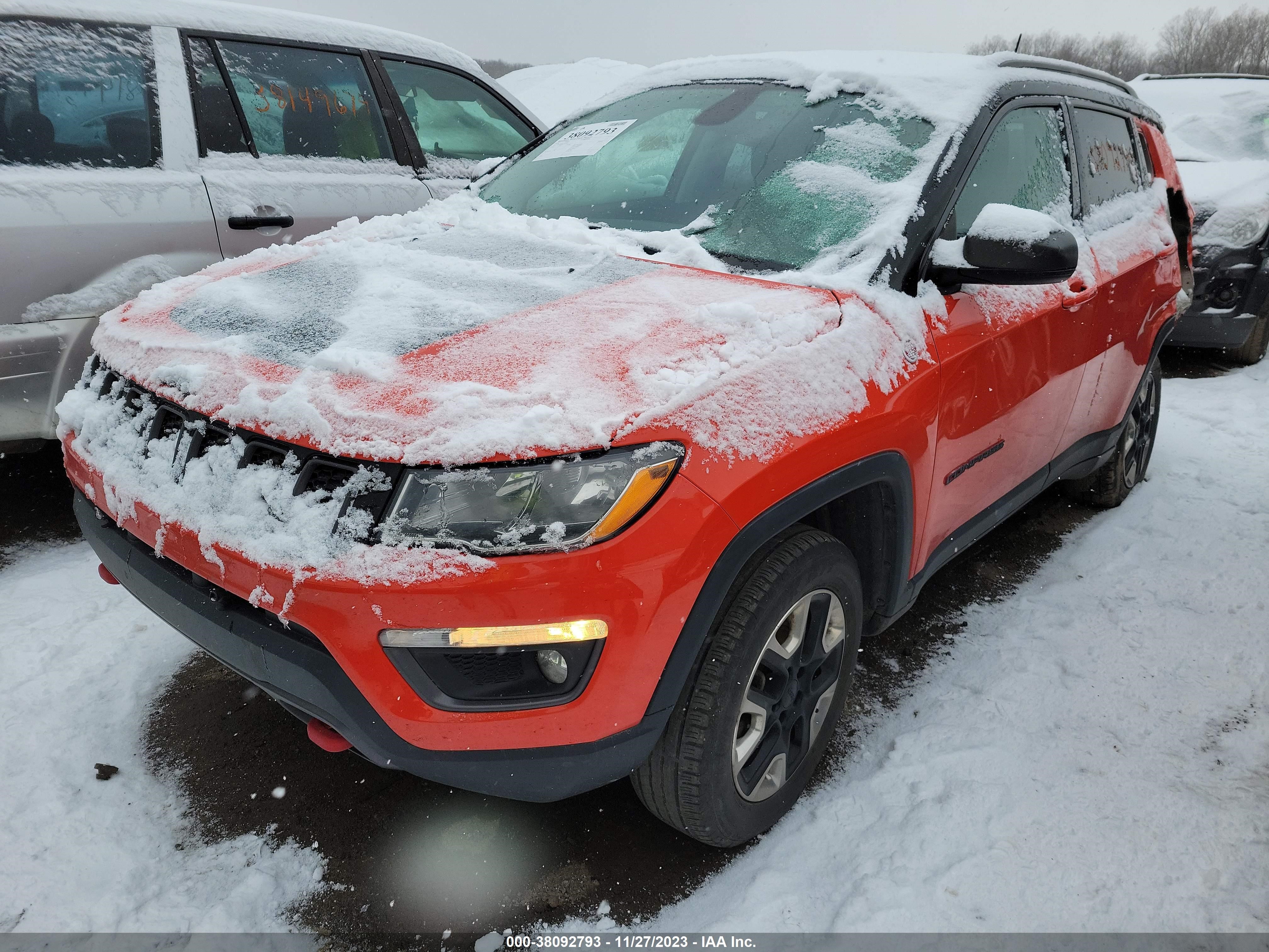 2018 Jeep Compass Trailhawk 4X4 vin: 3C4NJDDB2JT320933