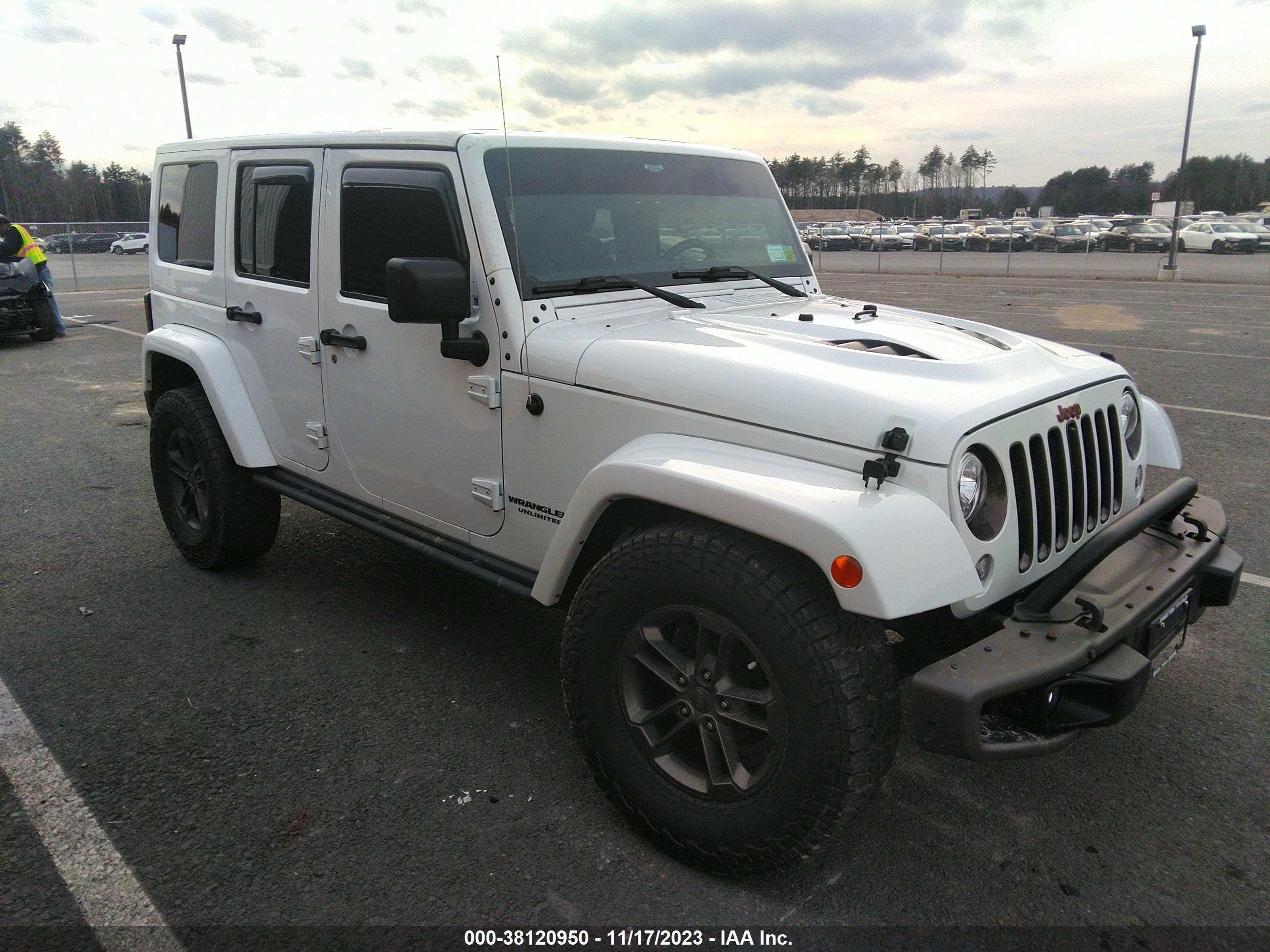 2017 Jeep Wrangler Unlimited 75Th Anniversary Edition 4X4 vin: 1C4BJWEG9HL507407