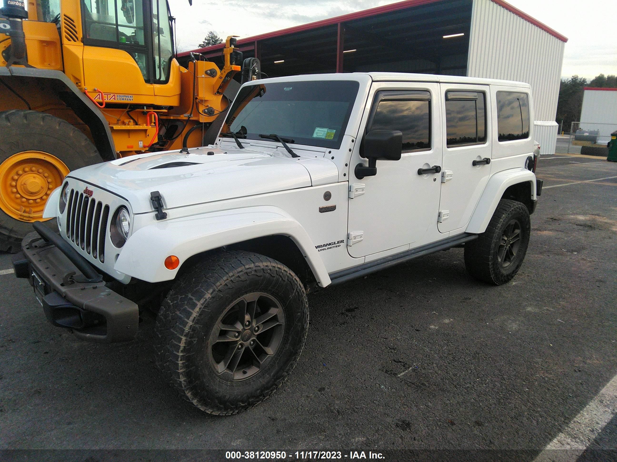 2017 Jeep Wrangler Unlimited 75Th Anniversary Edition 4X4 vin: 1C4BJWEG9HL507407