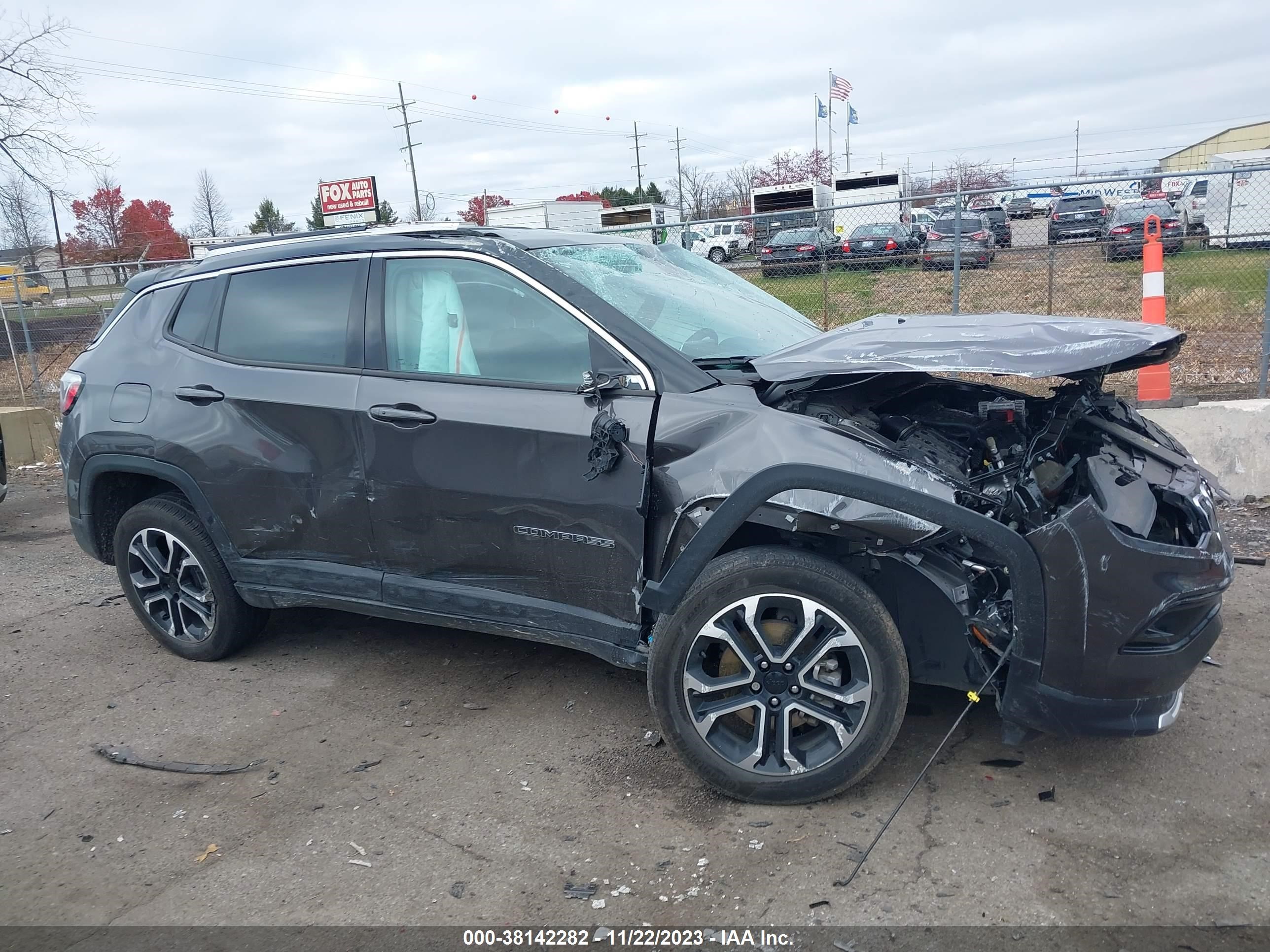 2022 Jeep Compass Limited 4X4 vin: 3C4NJDCB0NT110533