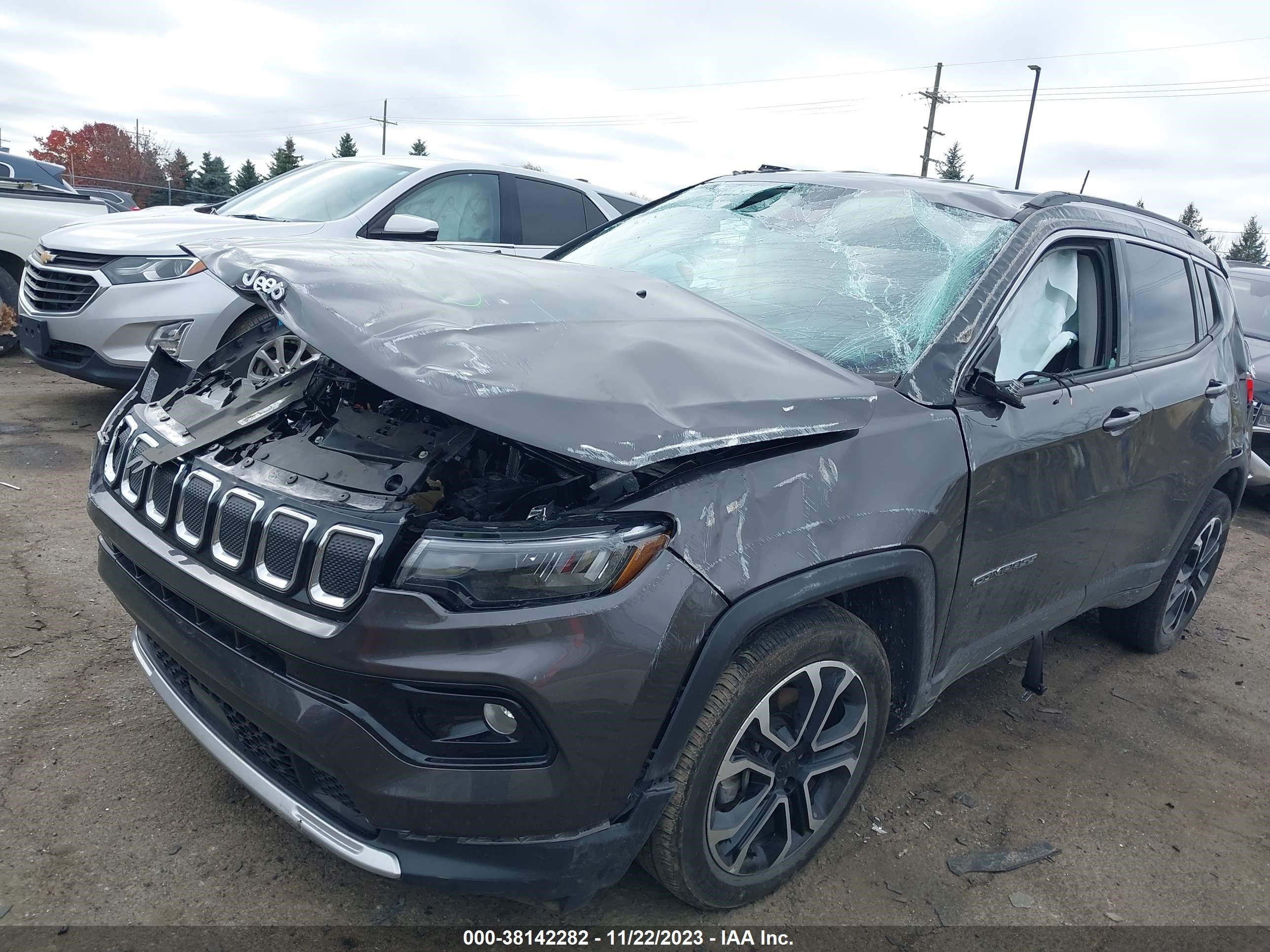 2022 Jeep Compass Limited 4X4 vin: 3C4NJDCB0NT110533