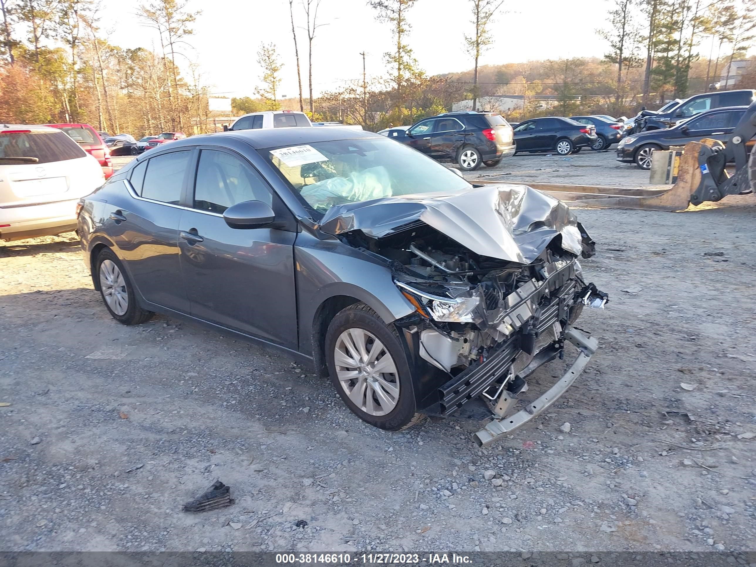 2021 Nissan Sentra S Xtronic Cvt vin: 3N1AB8BV9MY287357