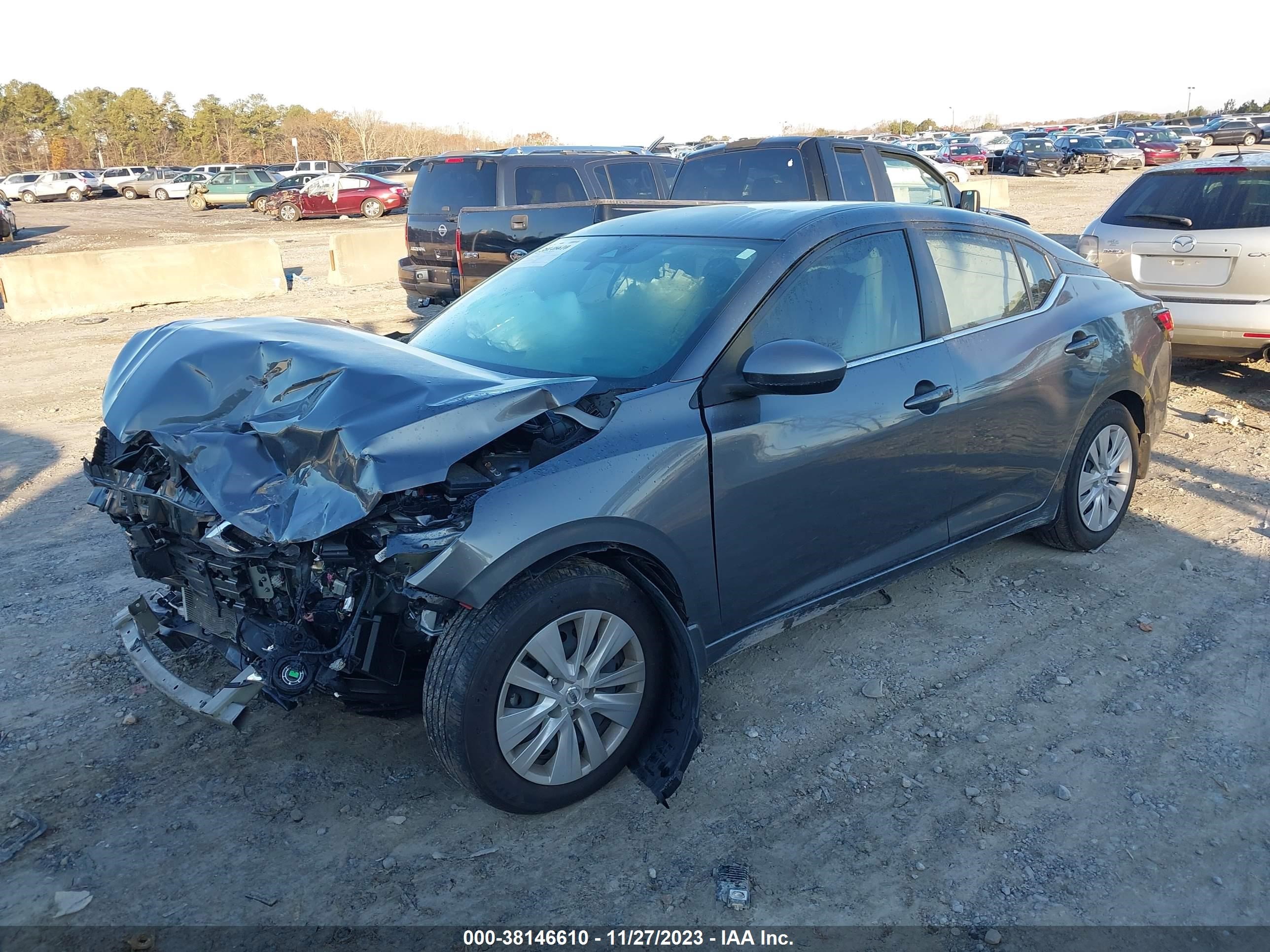 2021 Nissan Sentra S Xtronic Cvt vin: 3N1AB8BV9MY287357