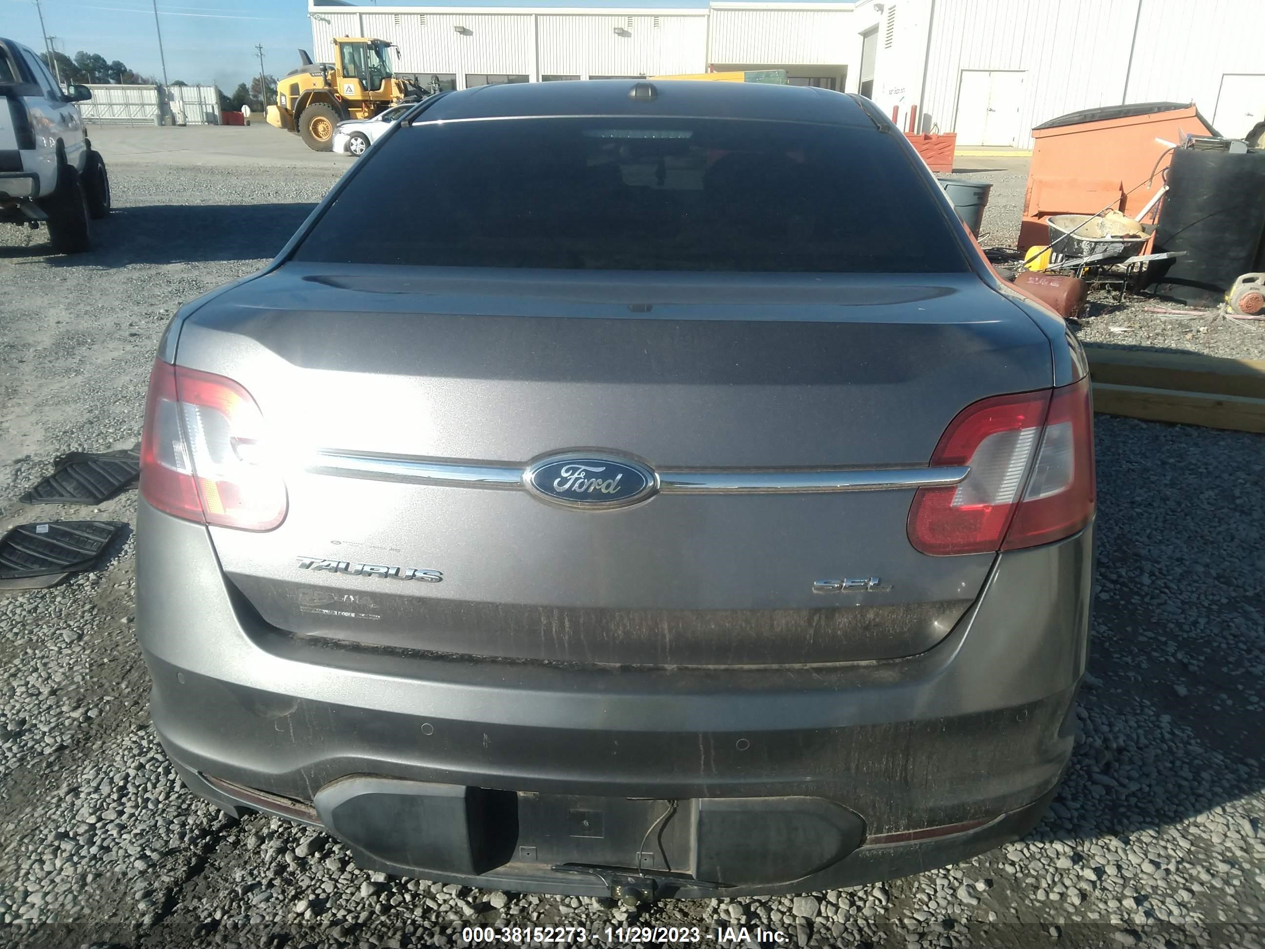 2012 Ford Taurus Sel vin: 1FAHP2EW7CG131550