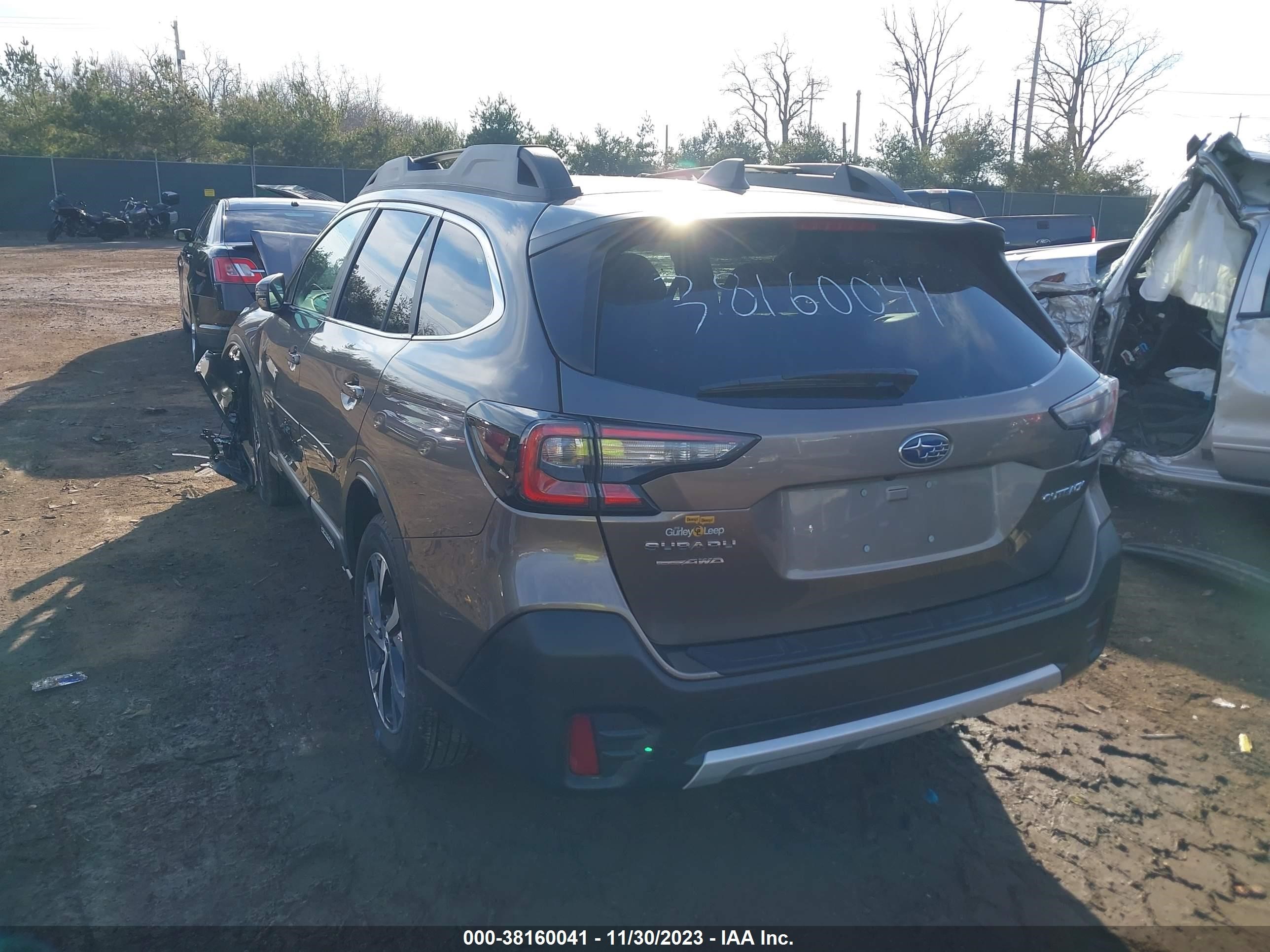 2022 Subaru Outback Limited vin: 4S4BTANC5N3168954