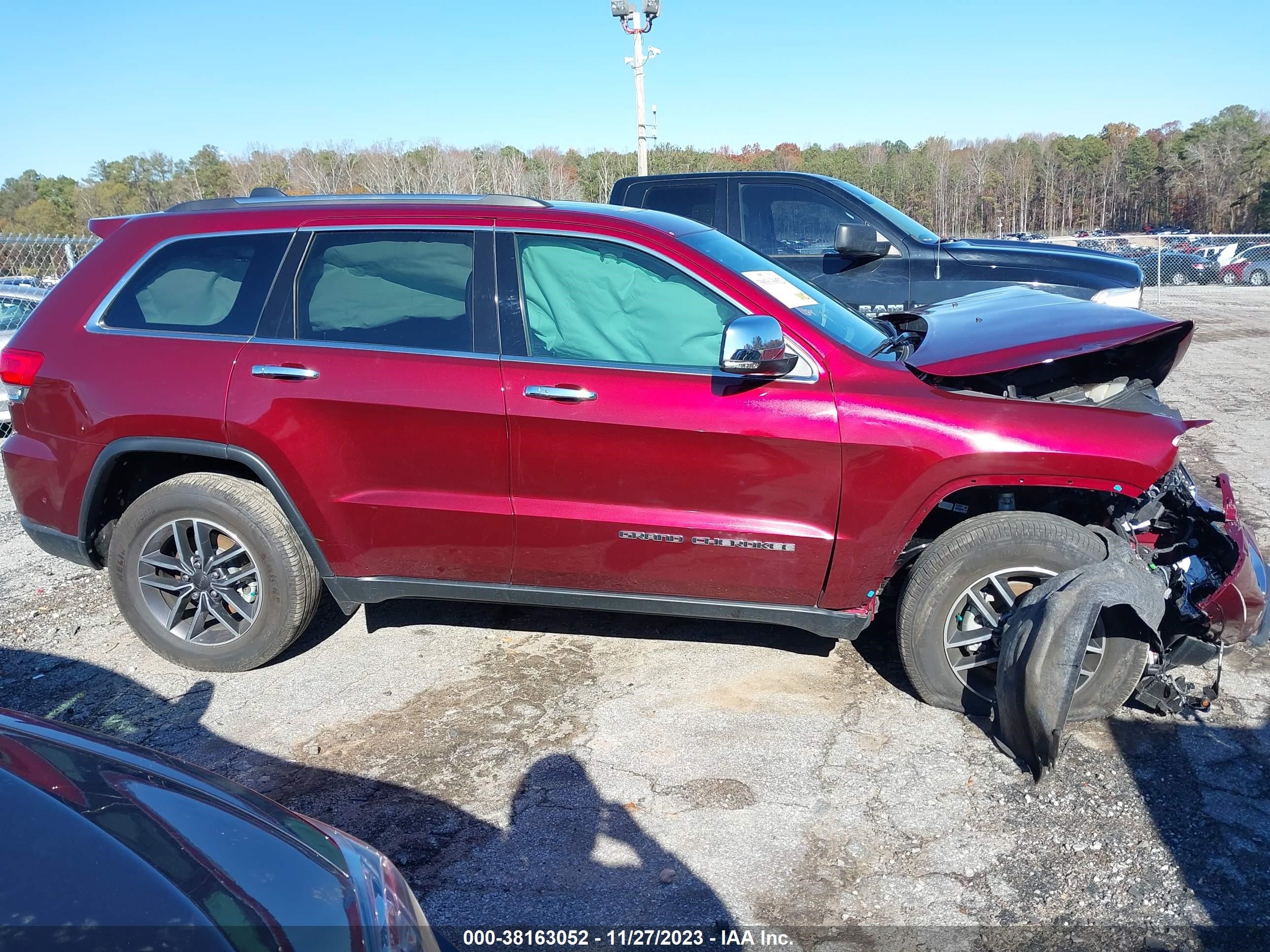 2019 Jeep Grand Cherokee Limited 4X2 vin: 1C4RJEBGXKC797547