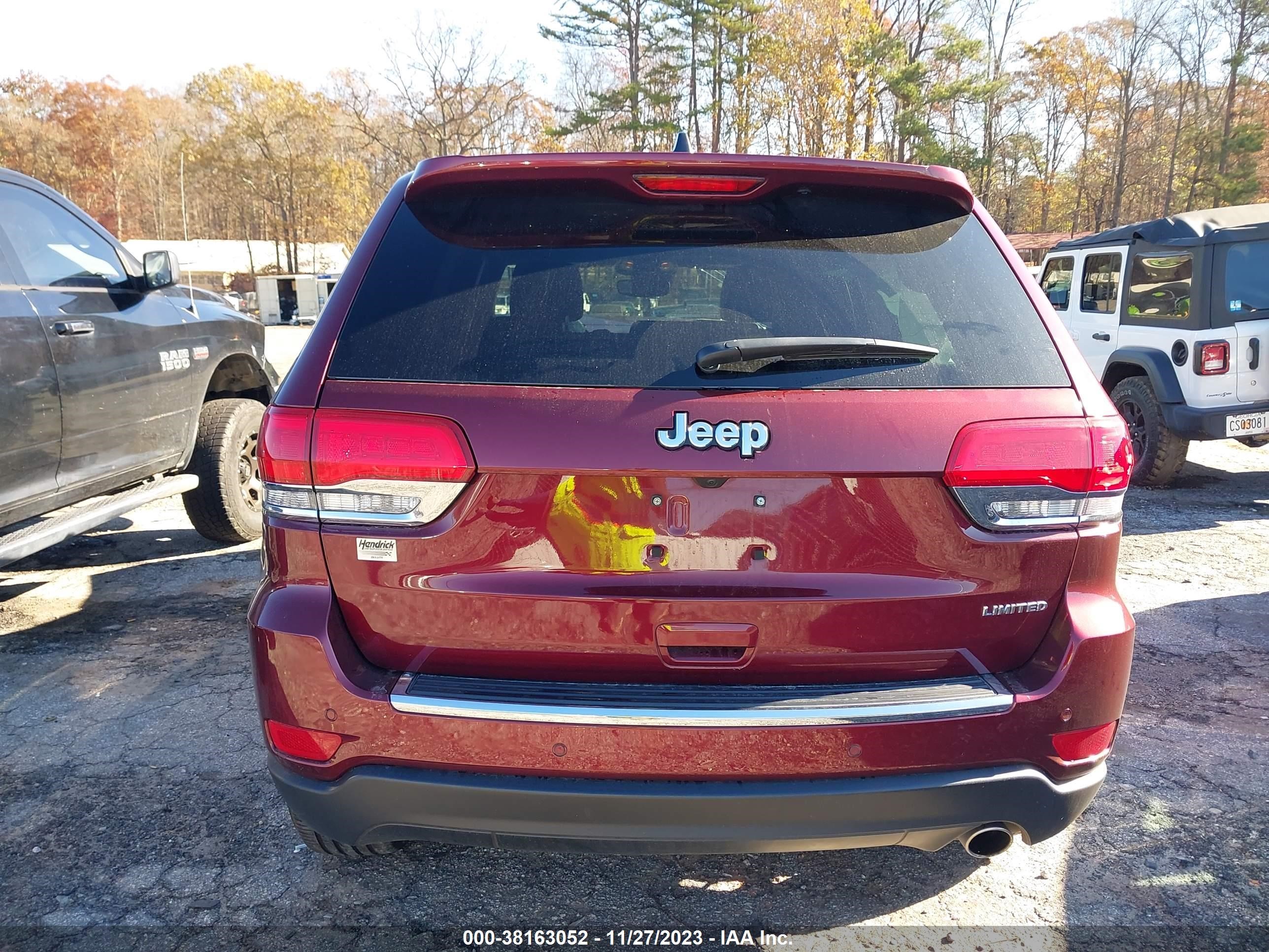 2019 Jeep Grand Cherokee Limited 4X2 vin: 1C4RJEBGXKC797547