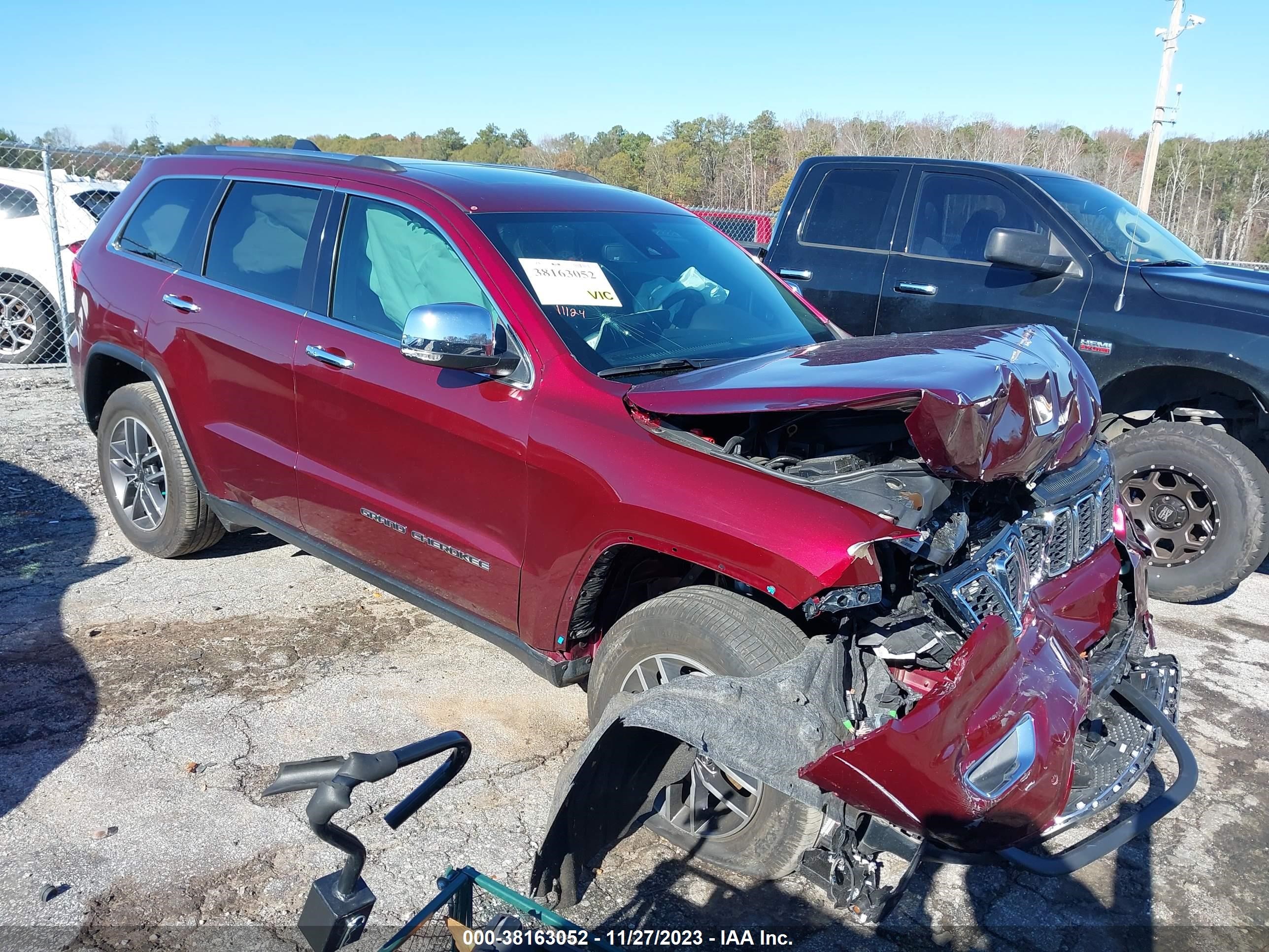 2019 Jeep Grand Cherokee Limited 4X2 vin: 1C4RJEBGXKC797547