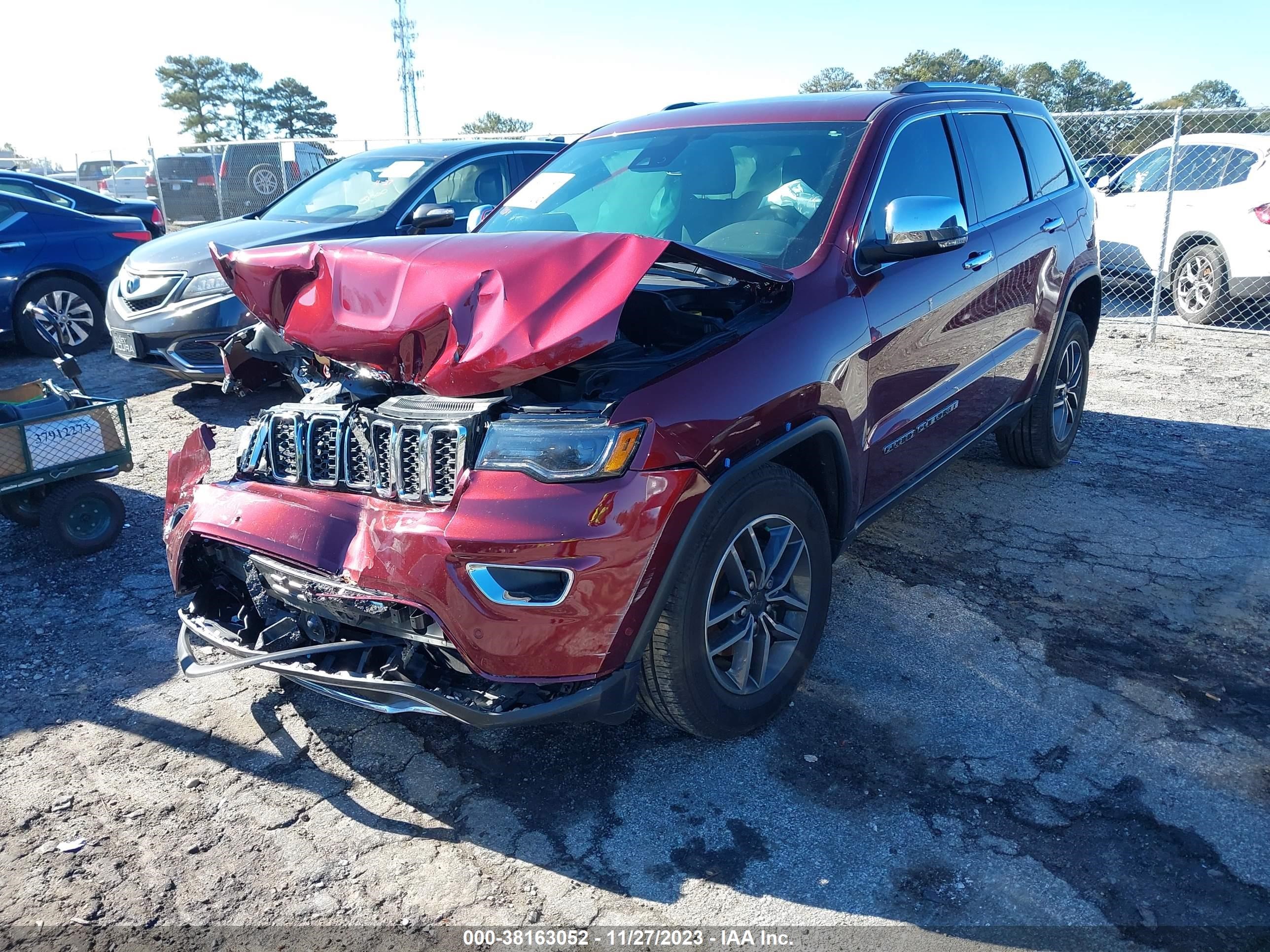 2019 Jeep Grand Cherokee Limited 4X2 vin: 1C4RJEBGXKC797547