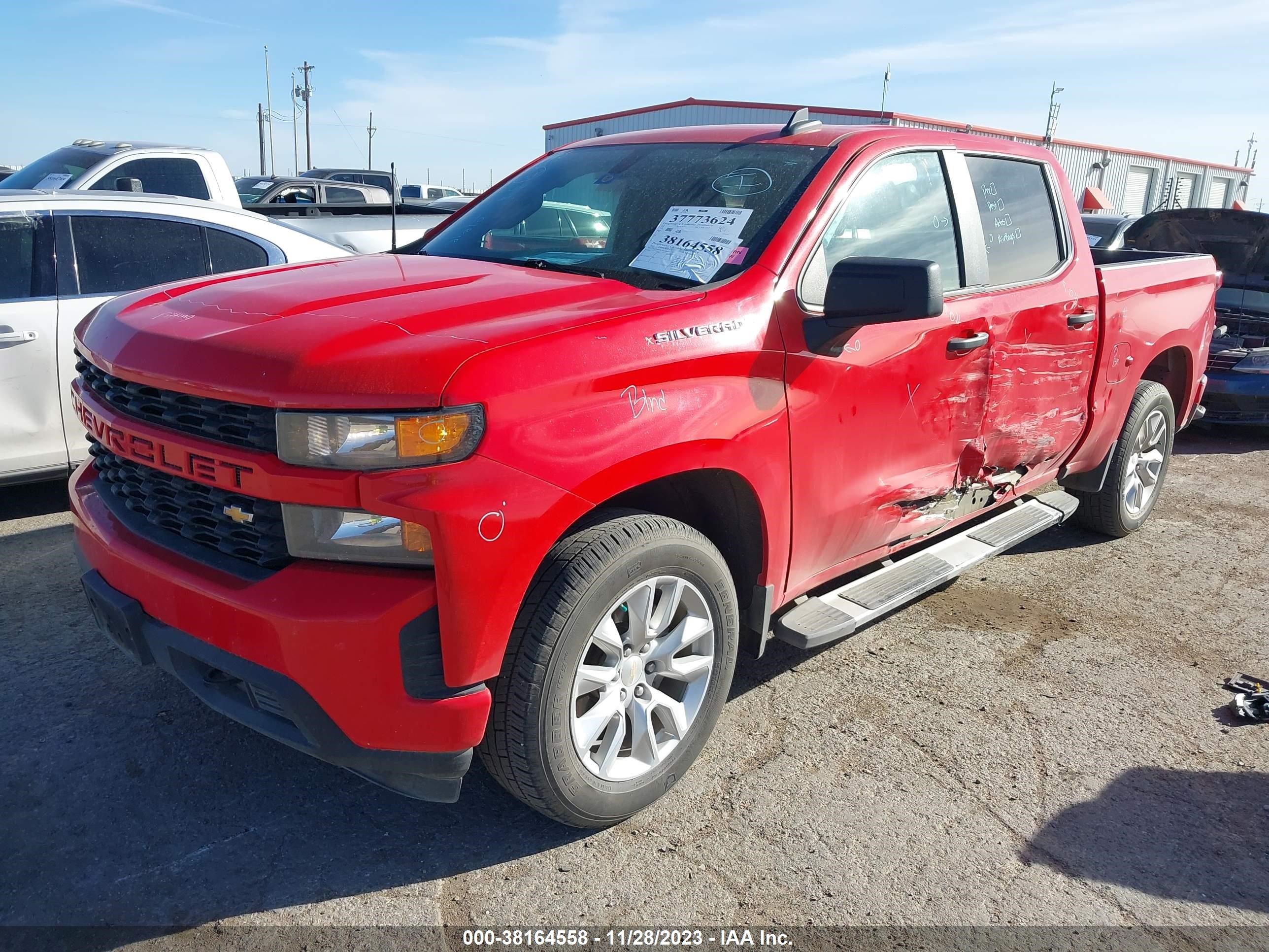 2021 Chevrolet Silverado 1500 2Wd Short Bed Custom vin: 1GCPWBEK3MZ168669