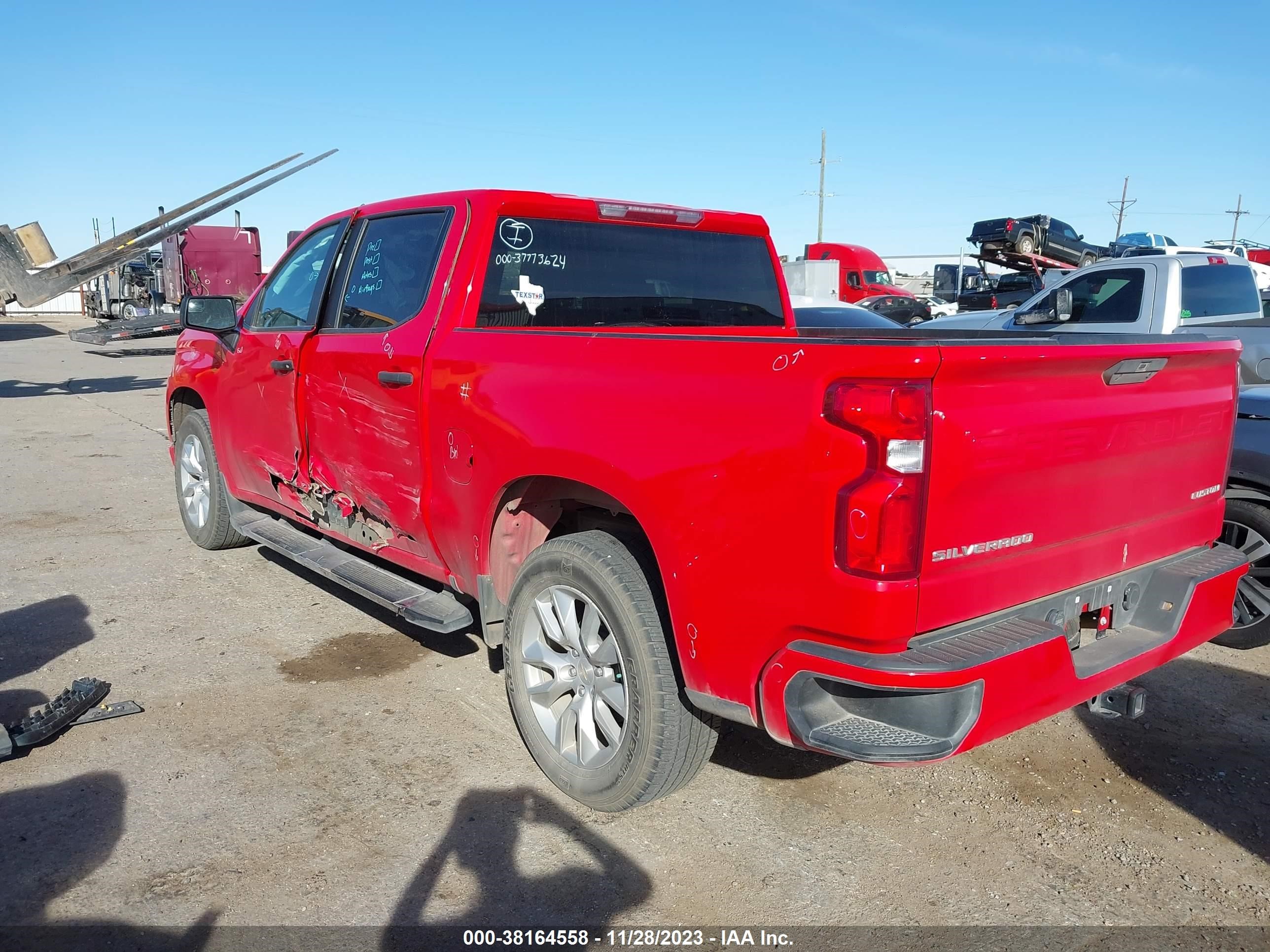 2021 Chevrolet Silverado 1500 2Wd Short Bed Custom vin: 1GCPWBEK3MZ168669