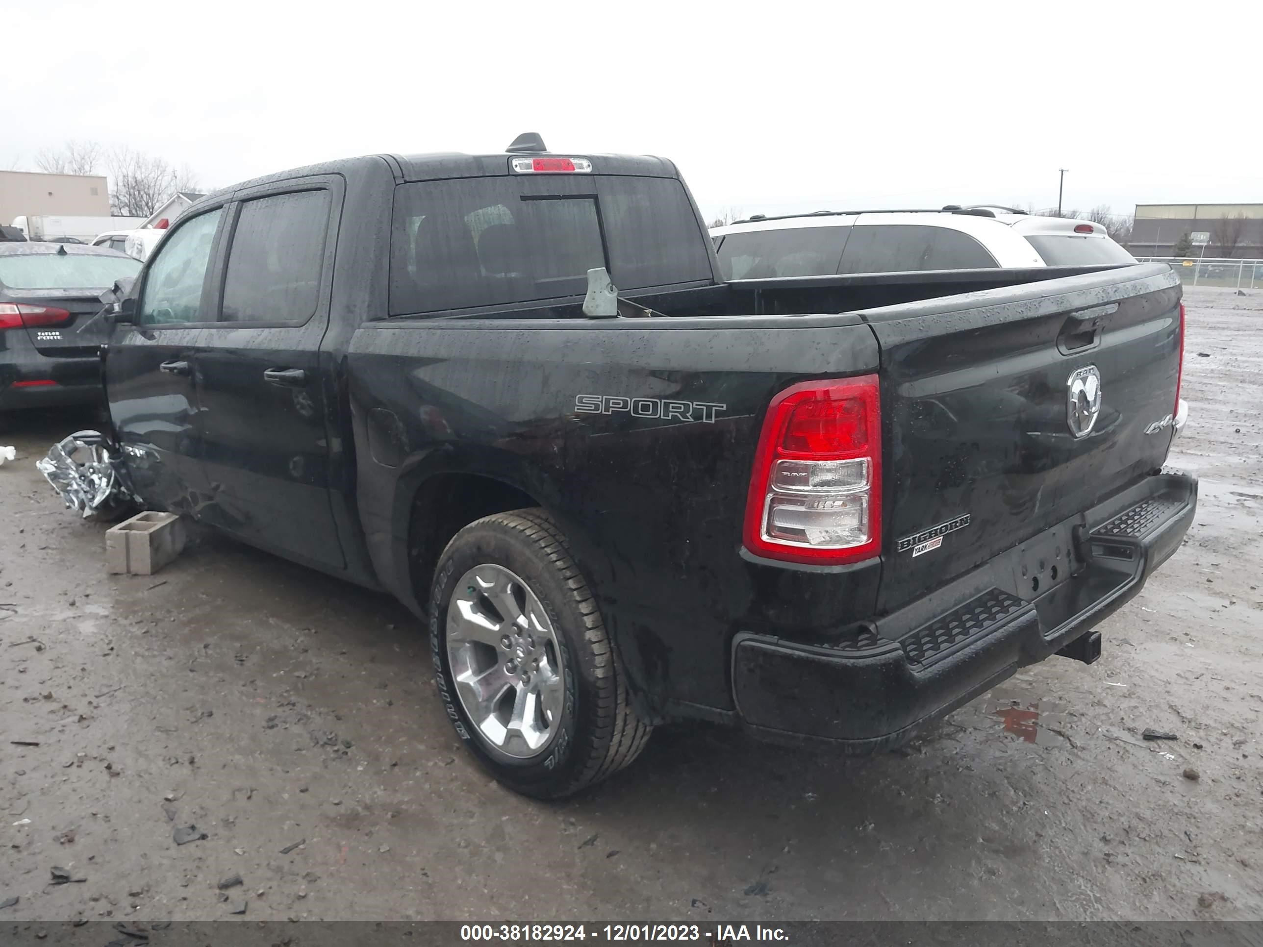 2023 Ram 1500 Big Horn 4X4 5'7" Box vin: 1C6RRFFG6PN692323