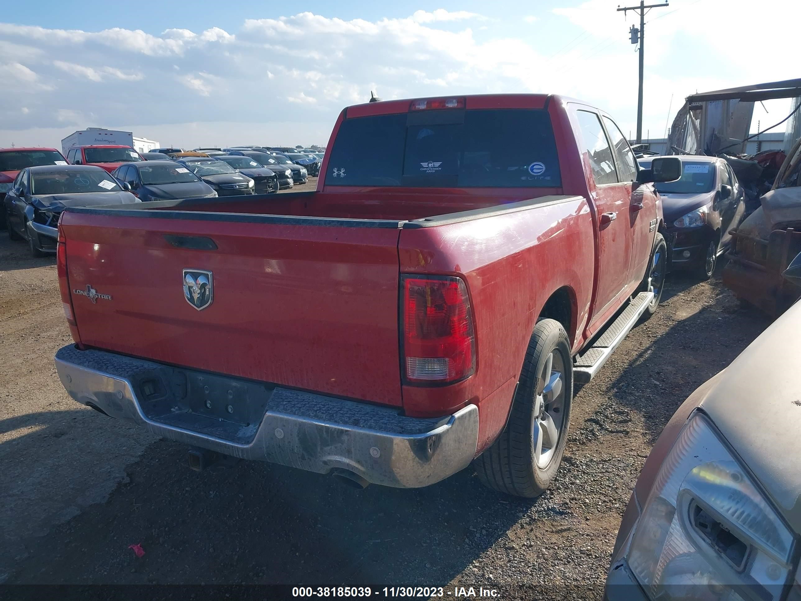 2014 Ram 1500 Lone Star vin: 1C6RR6LT0ES391126