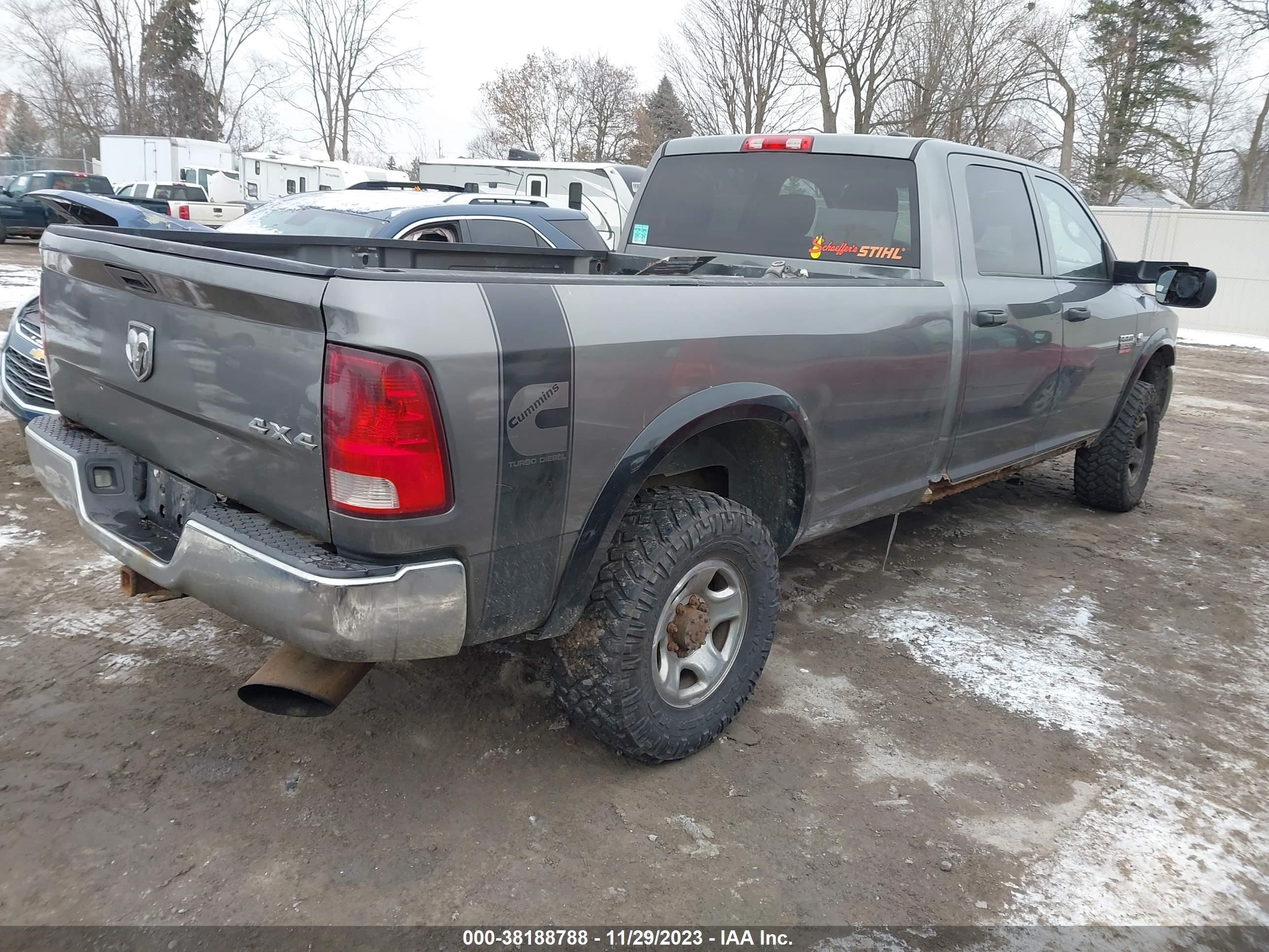 2012 Ram 2500 St vin: 3C6UD5HL4CG141212