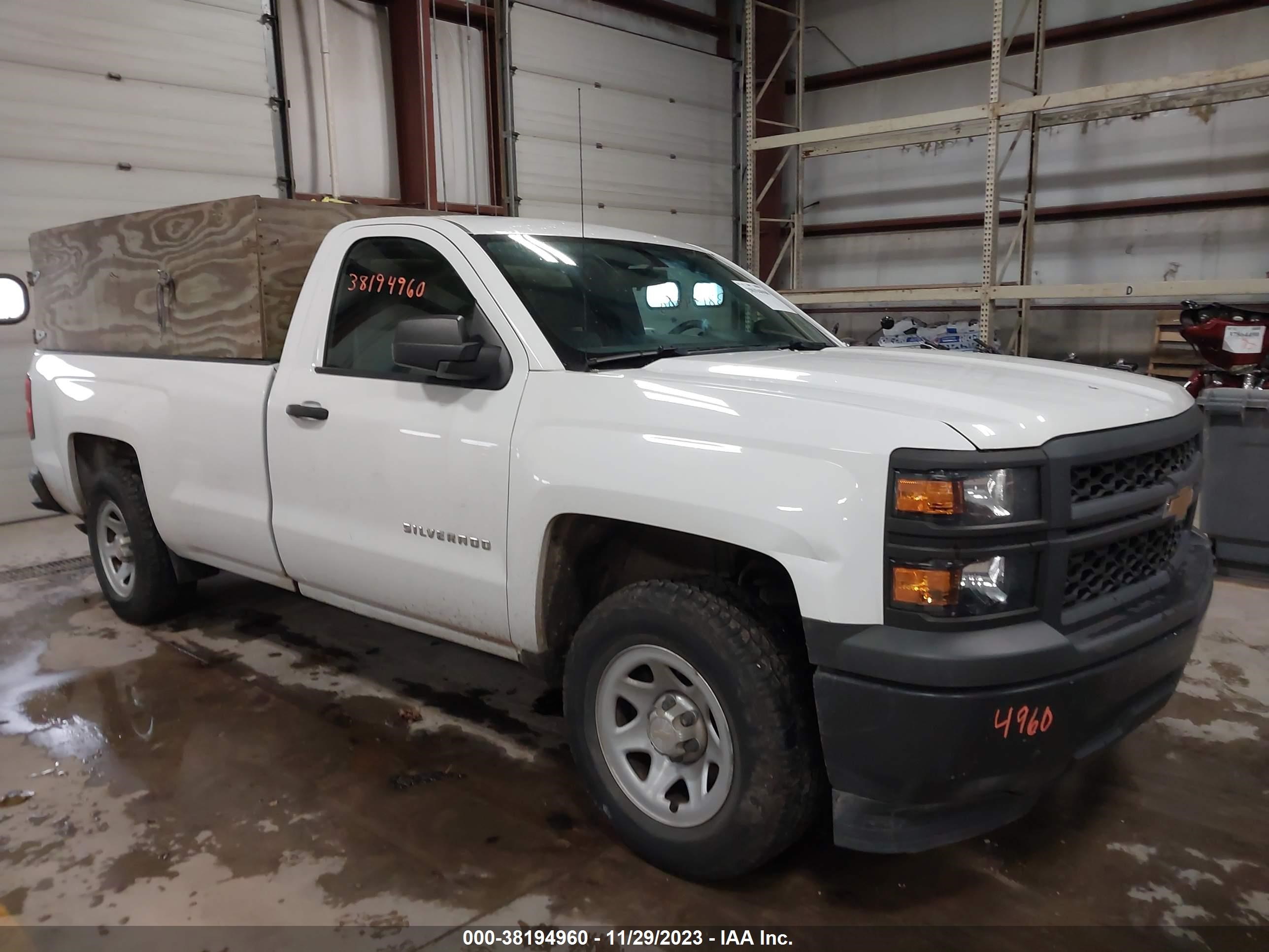 2014 Chevrolet Silverado 1500 Work Truck 1Wt vin: 1GCNCPEH7EZ384706