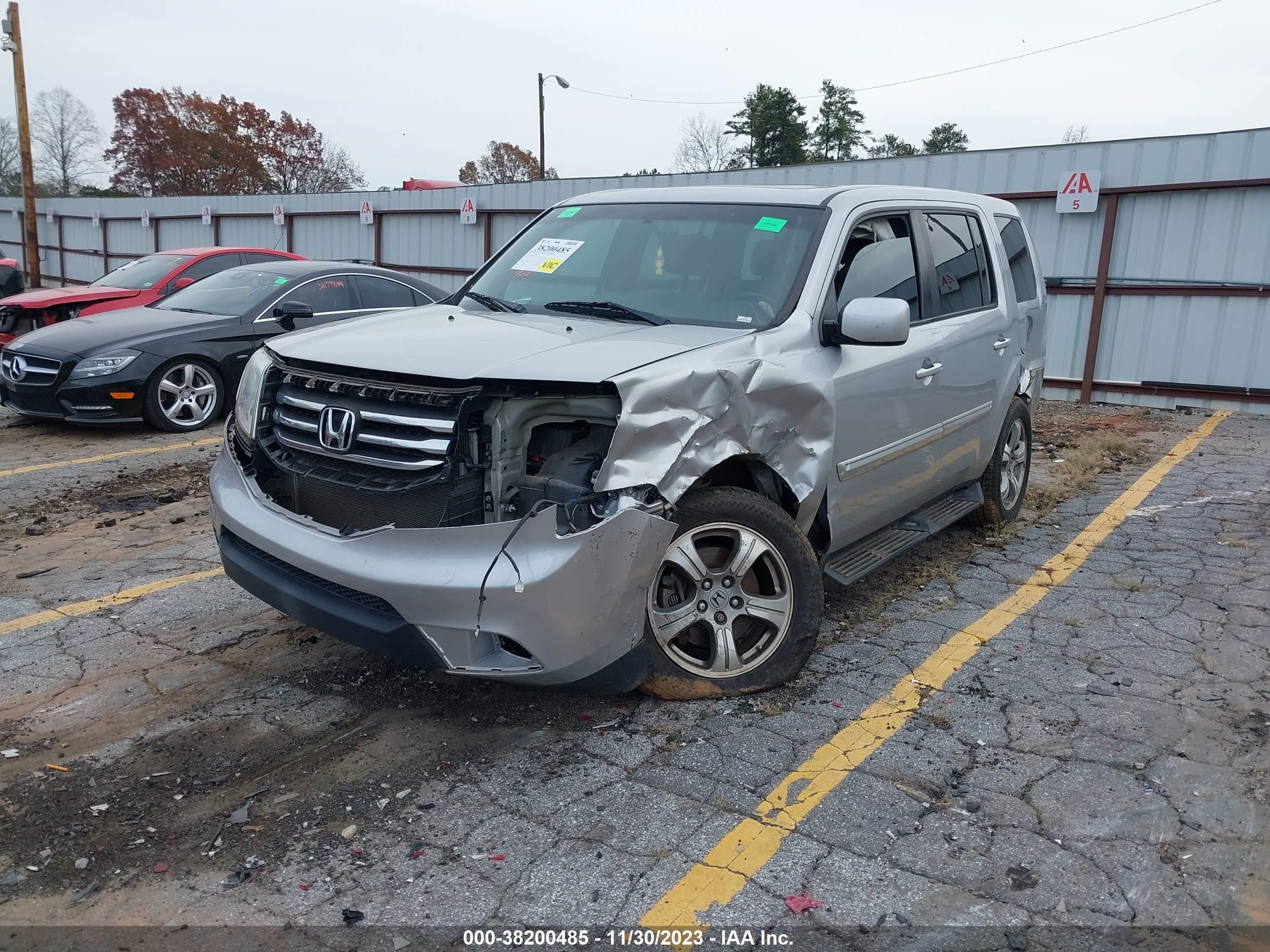 2013 Honda Pilot Ex-L vin: 5FNYF3H55DB041315