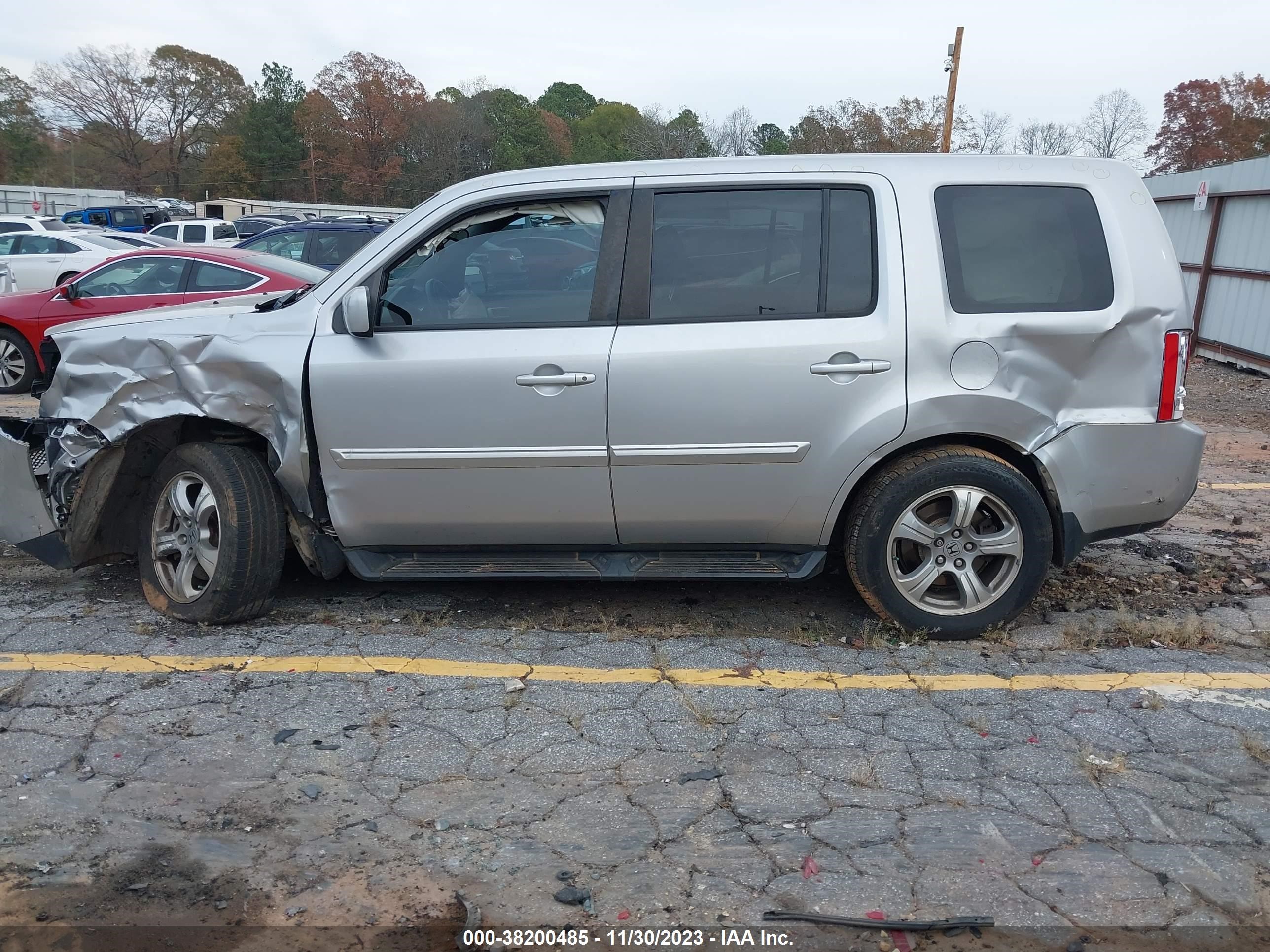 2013 Honda Pilot Ex-L vin: 5FNYF3H55DB041315