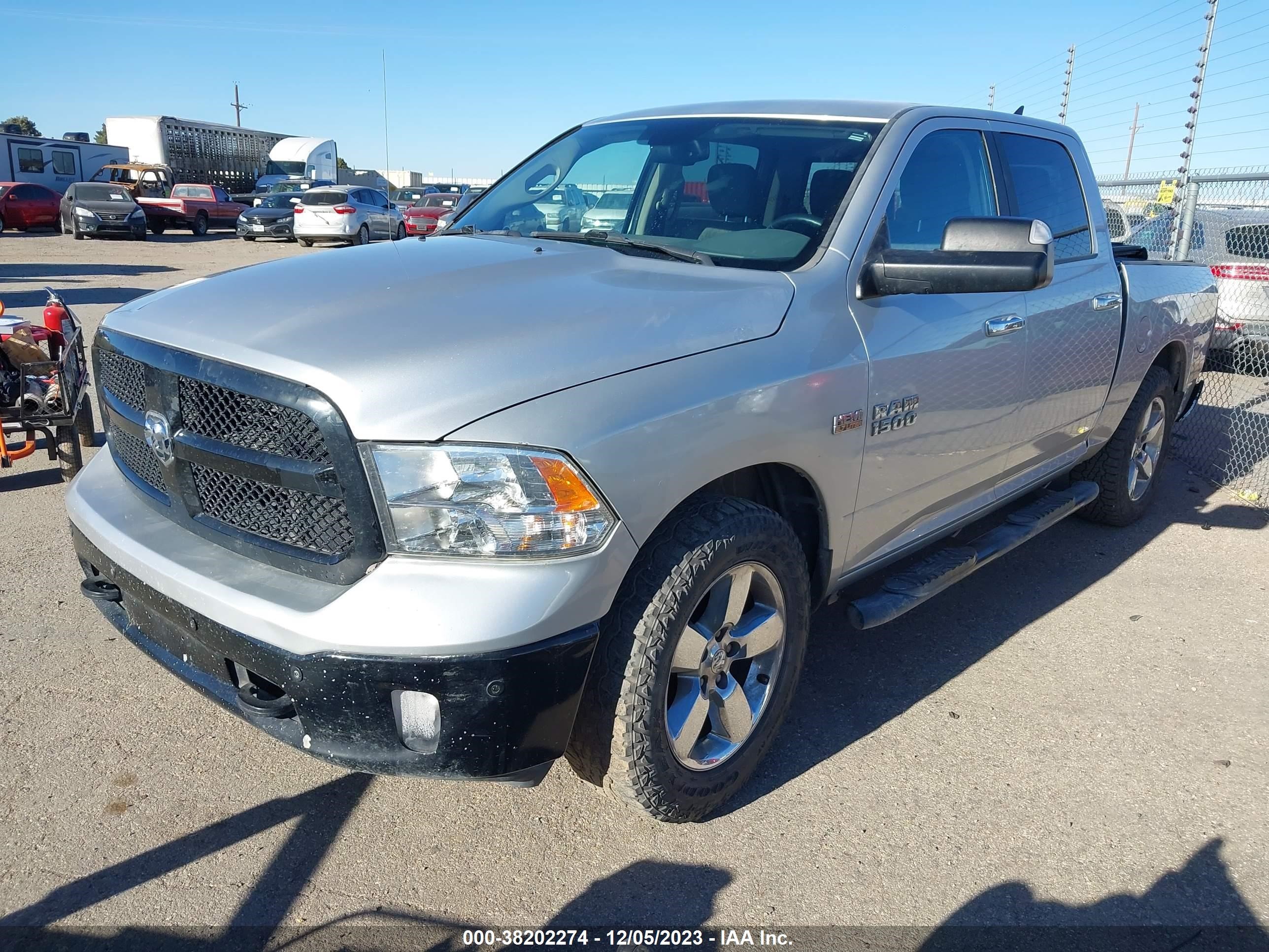 2017 Ram 1500 Big Horn 4X4 5'7" Box vin: 1C6RR7LT3HS721481