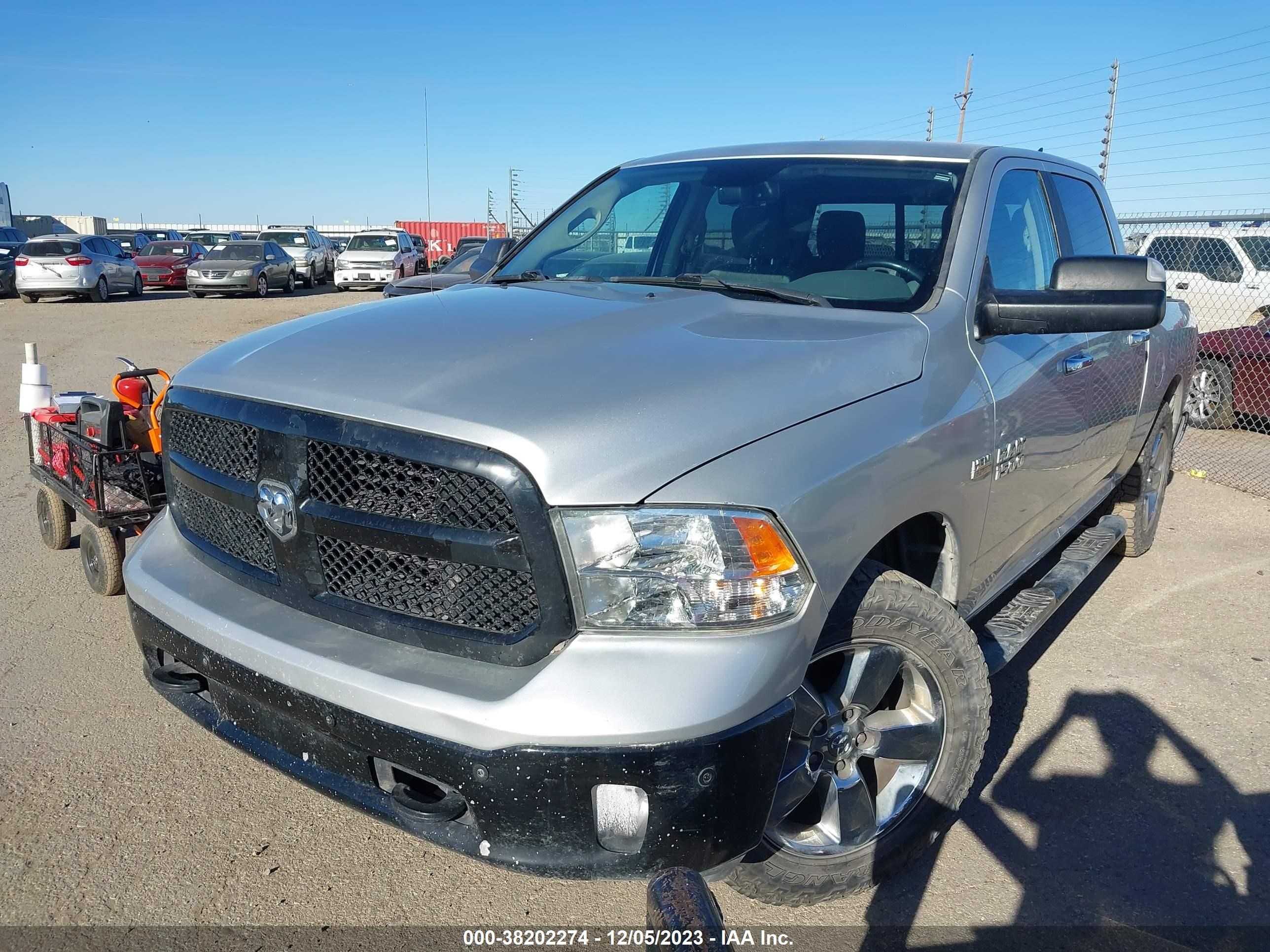 2017 Ram 1500 Big Horn 4X4 5'7" Box vin: 1C6RR7LT3HS721481