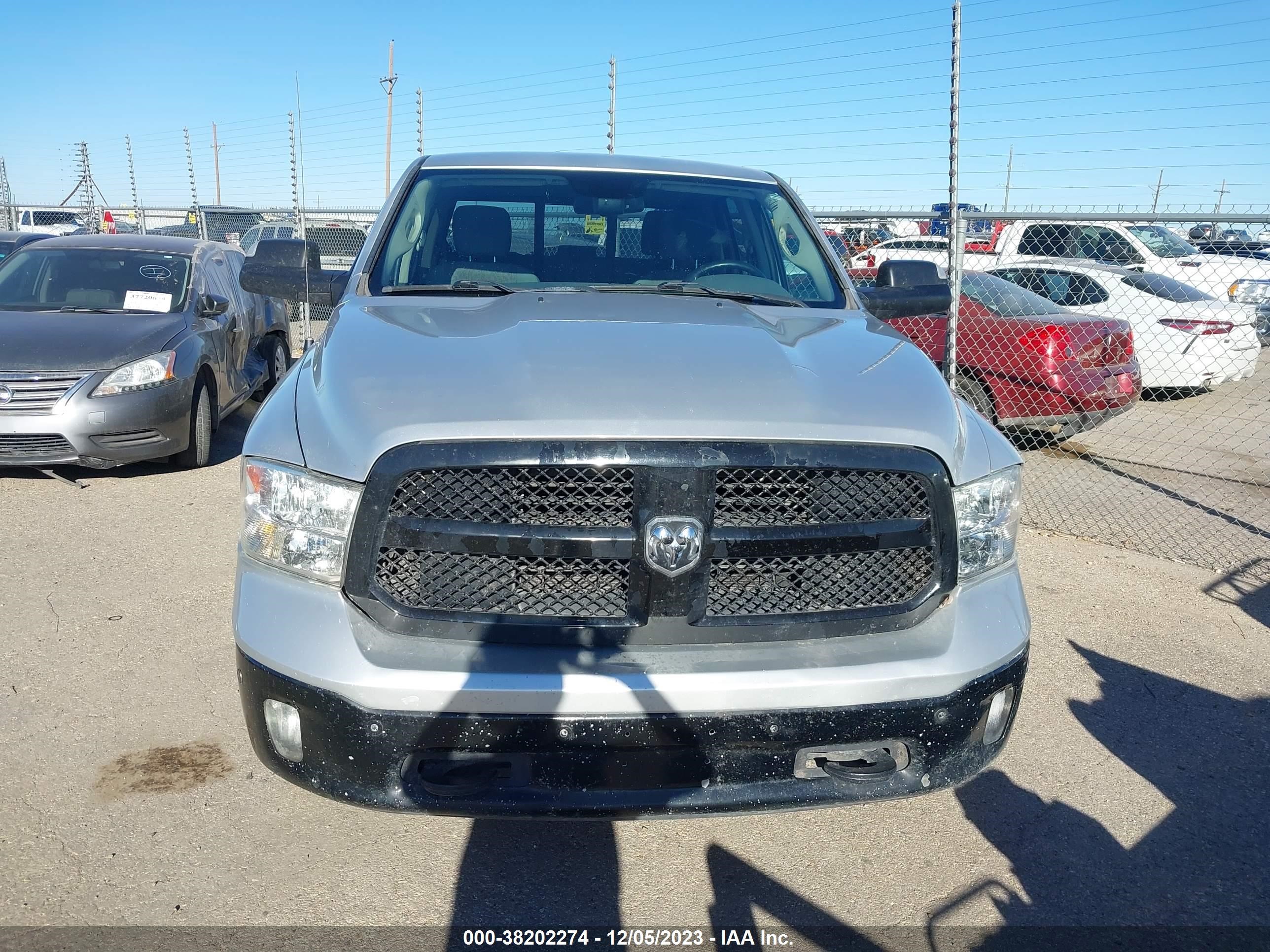 2017 Ram 1500 Big Horn 4X4 5'7" Box vin: 1C6RR7LT3HS721481