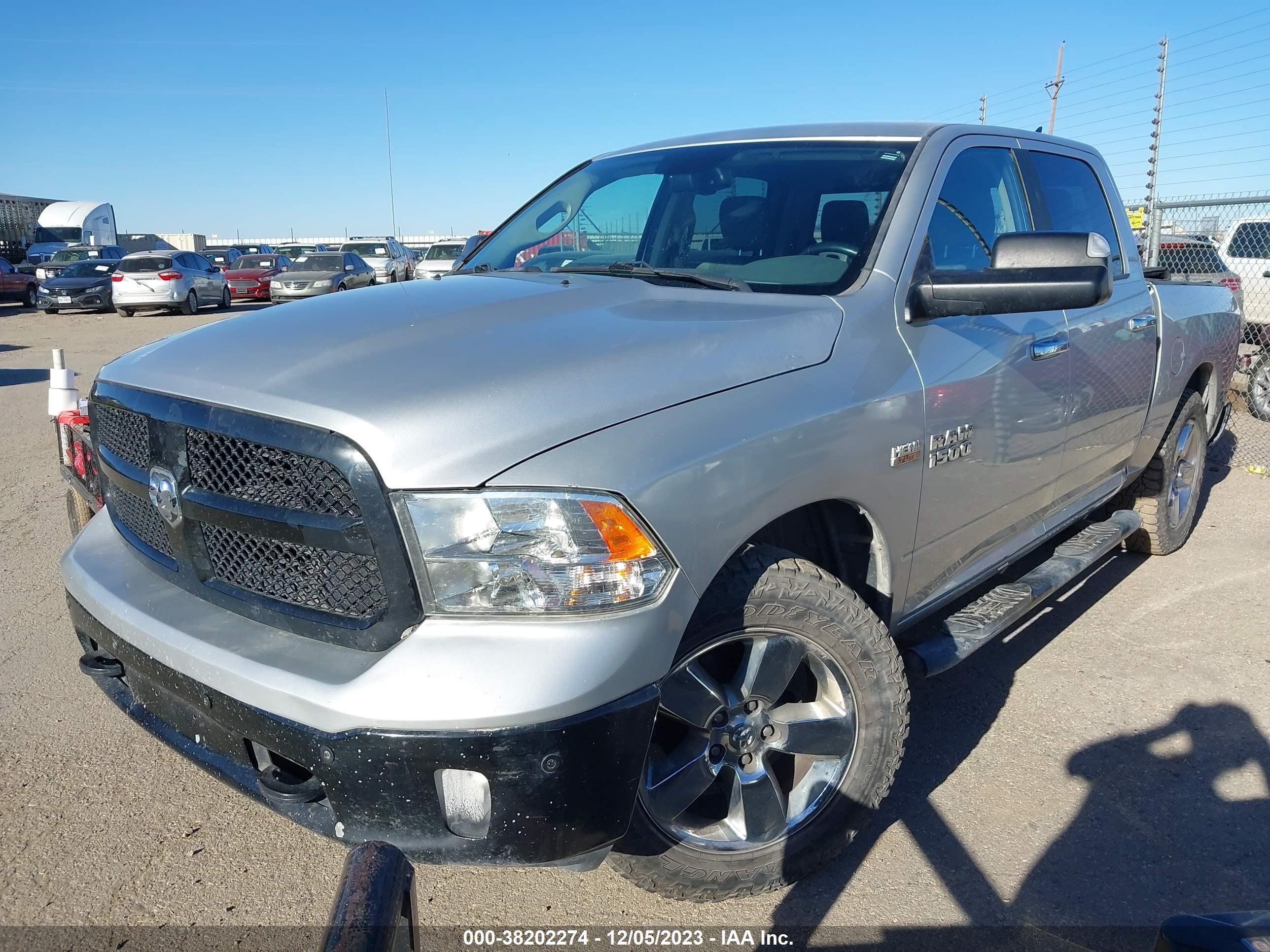 2017 Ram 1500 Big Horn 4X4 5'7" Box vin: 1C6RR7LT3HS721481