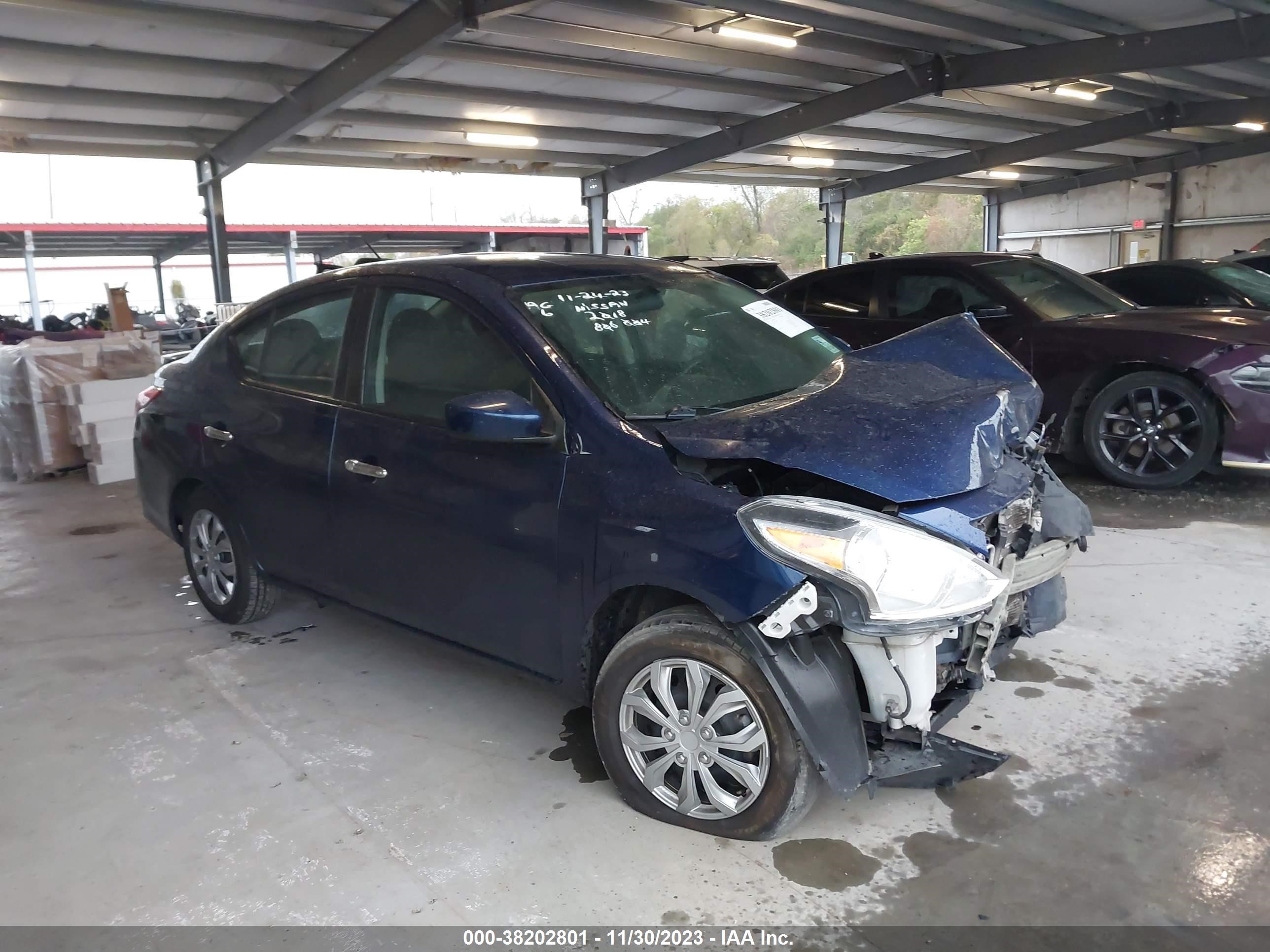 2018 Nissan Versa 1.6 Sv vin: 3N1CN7AP1JL806004