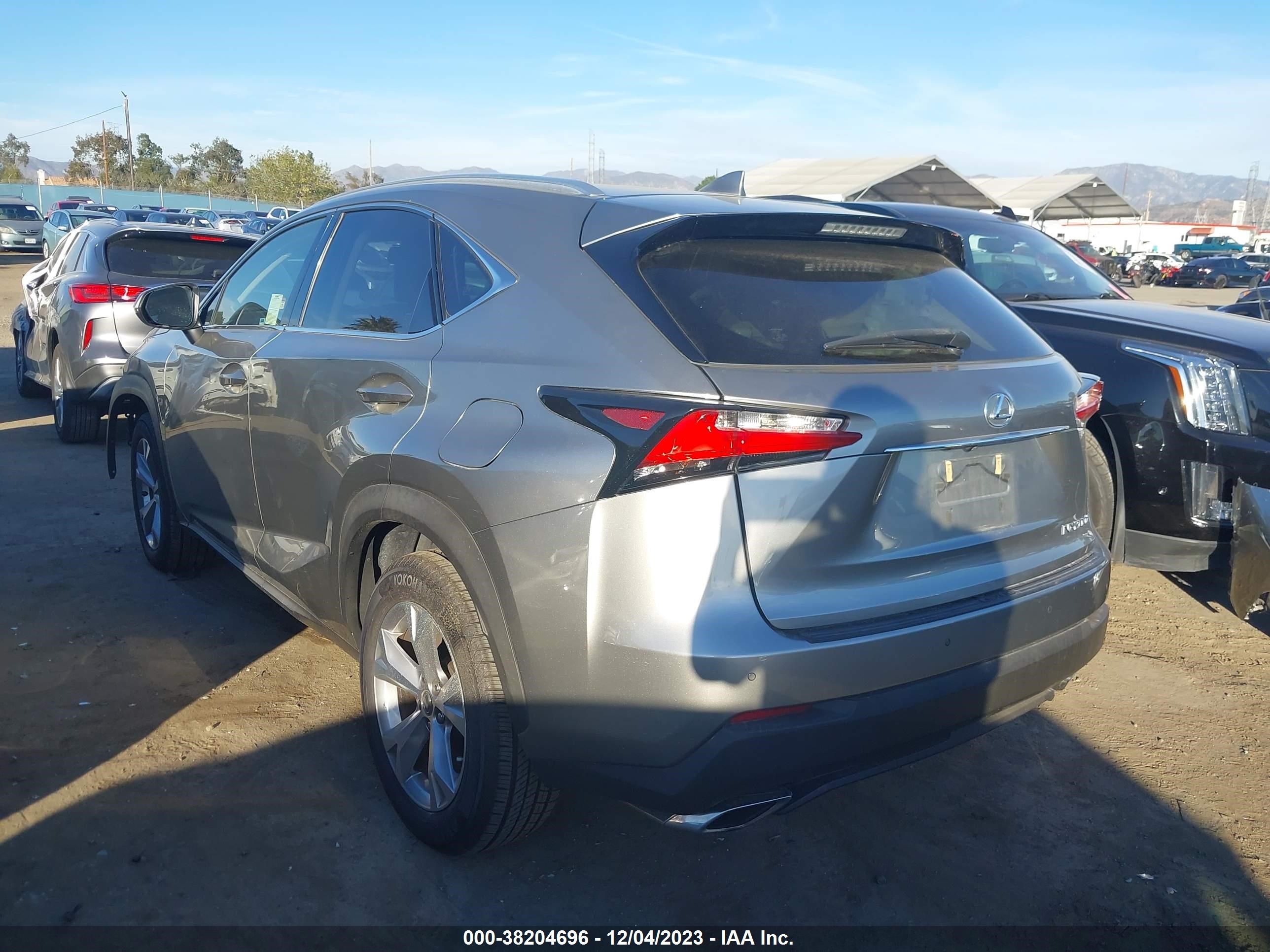 2017 Lexus Nx 200T Nx Turbo vin: JTJYARBZ8H2059682